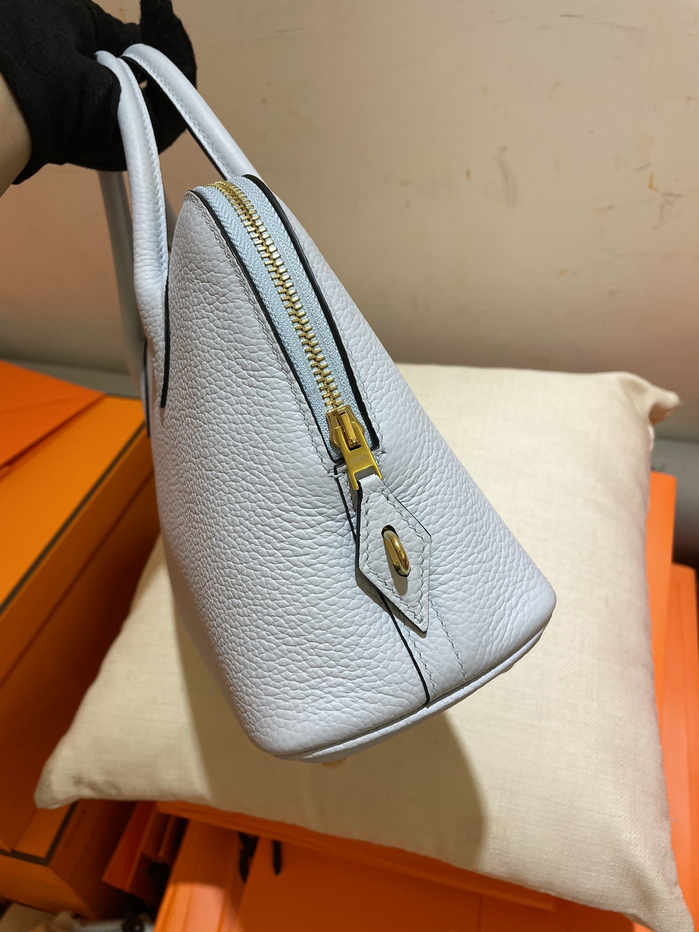 Bolide 25cm original imported TC leather Holy Grail blue gold buckle