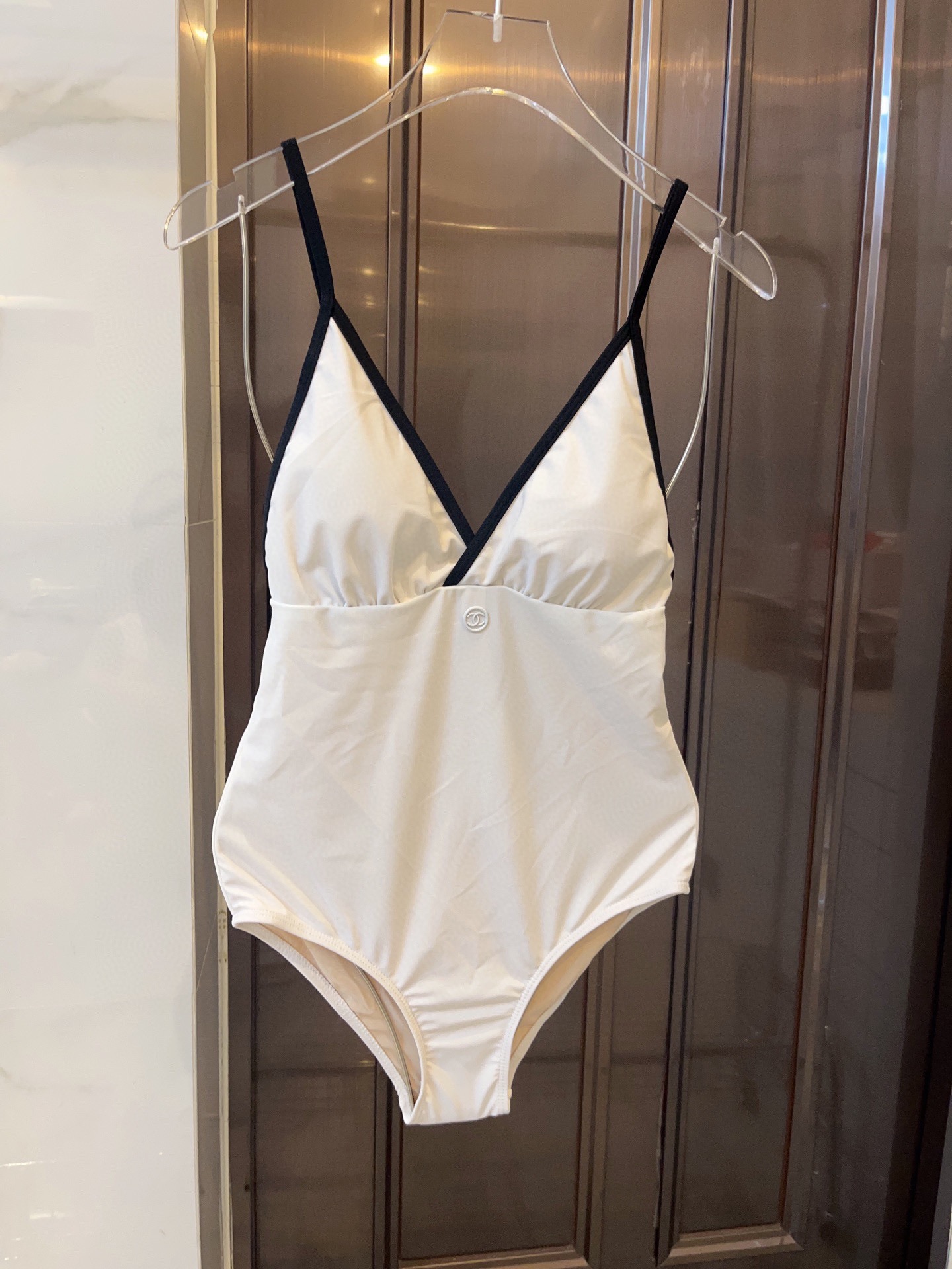 CHANEL One-piece swimming costume bikini