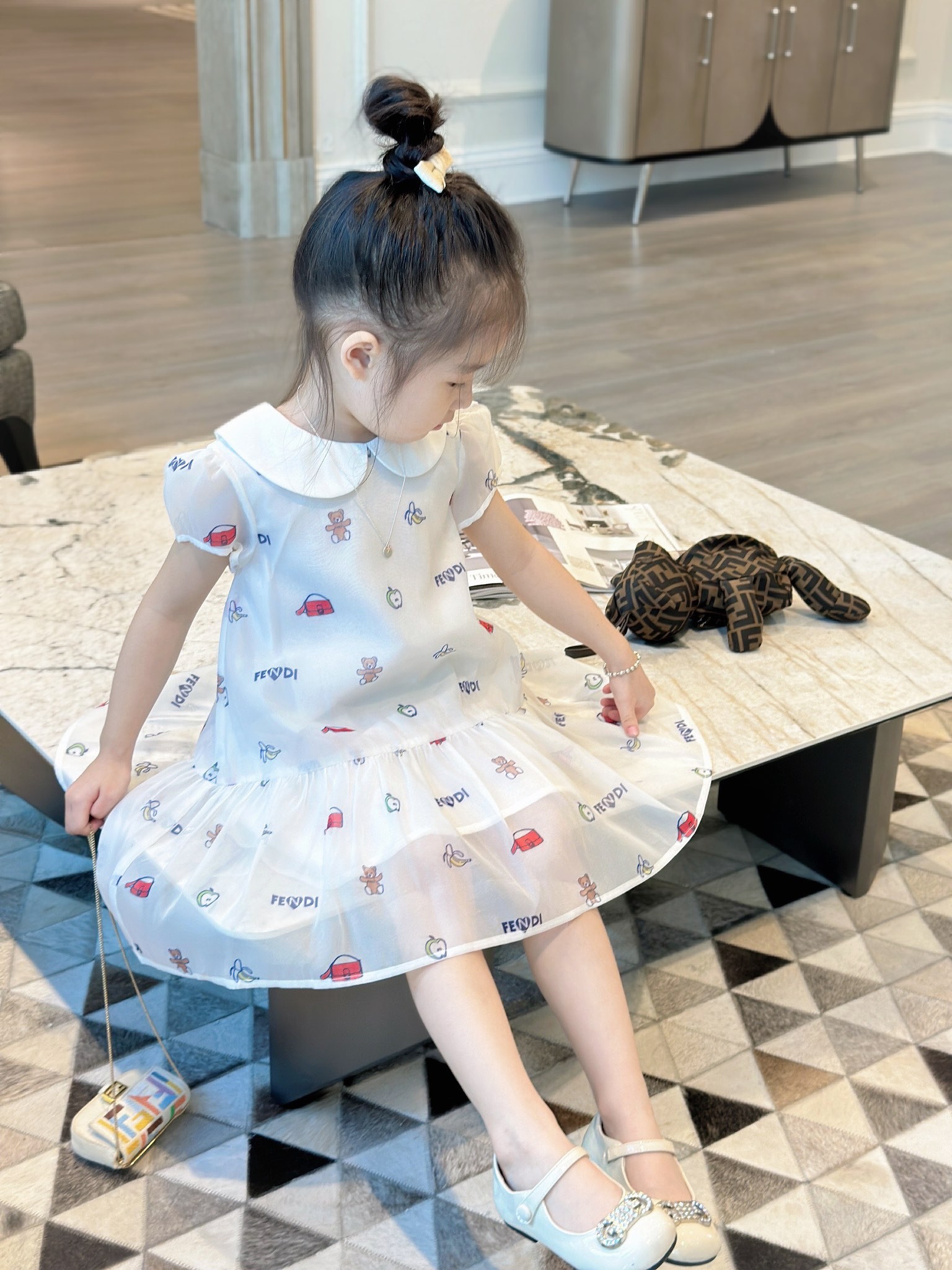 Fendi 2024 new girls skirt suit