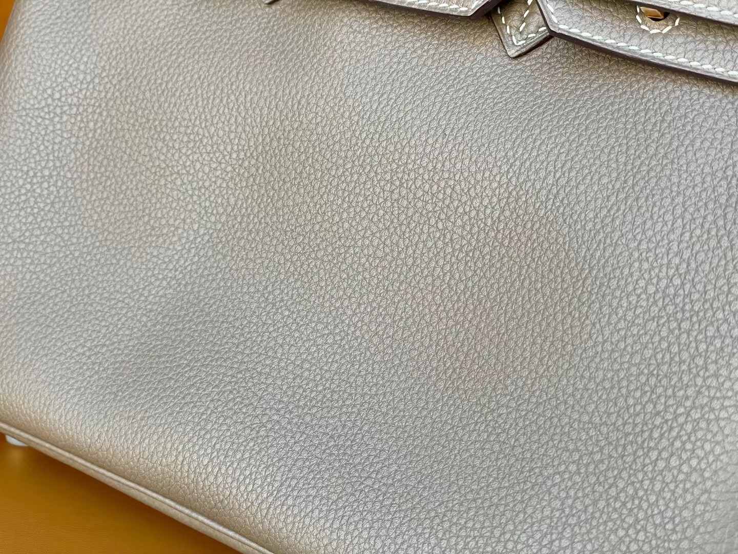 Birkin 25/30 Elephant Grey togo Gold Buckle