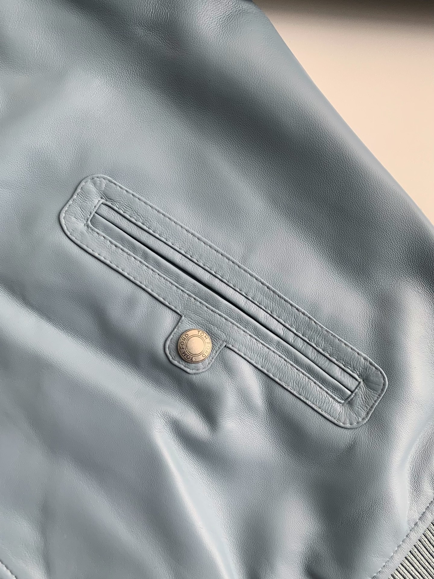 Tom Ford Sheepskin baseball jacket