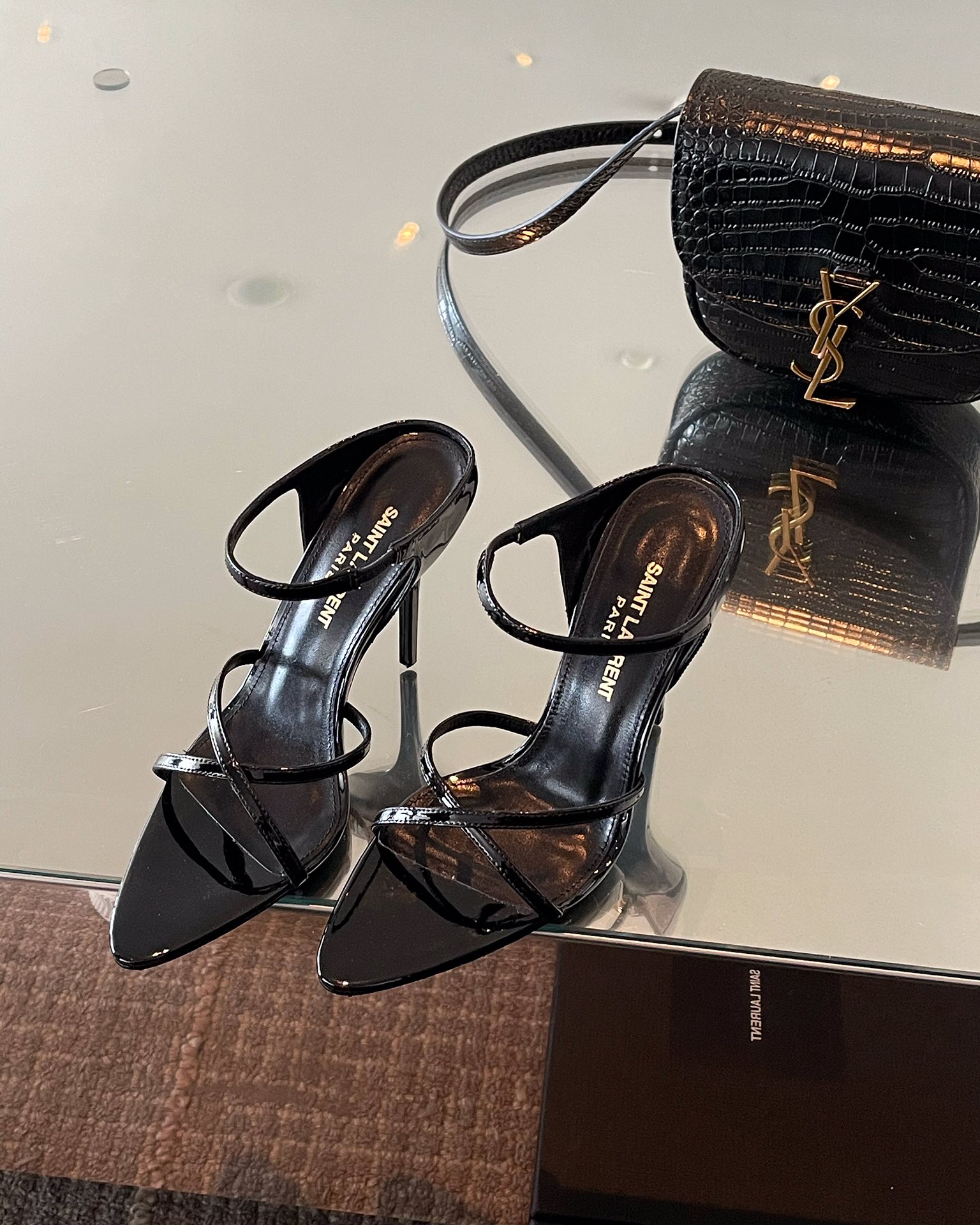 𝙎𝙖𝙞𝙣𝙩 𝙇𝙖𝙪𝙧𝙚𝙣𝙩 | 𝟐𝟎𝟐𝟐/𝐒𝐒 𝐧𝐞𝐰 YSL｜Early spring new high heels Italian leather outsole
