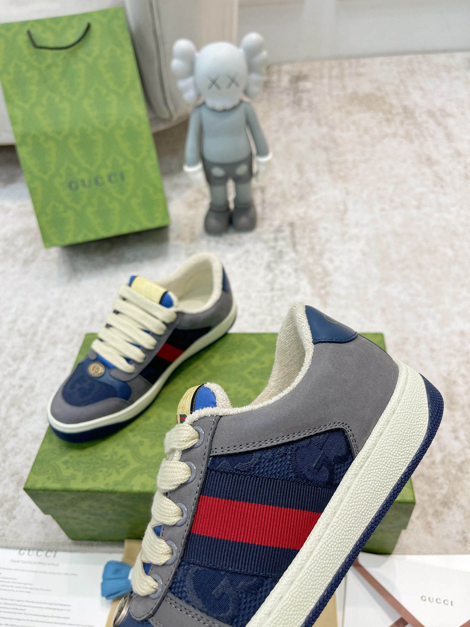 Gucci new upgraded small dirty shoes couple models