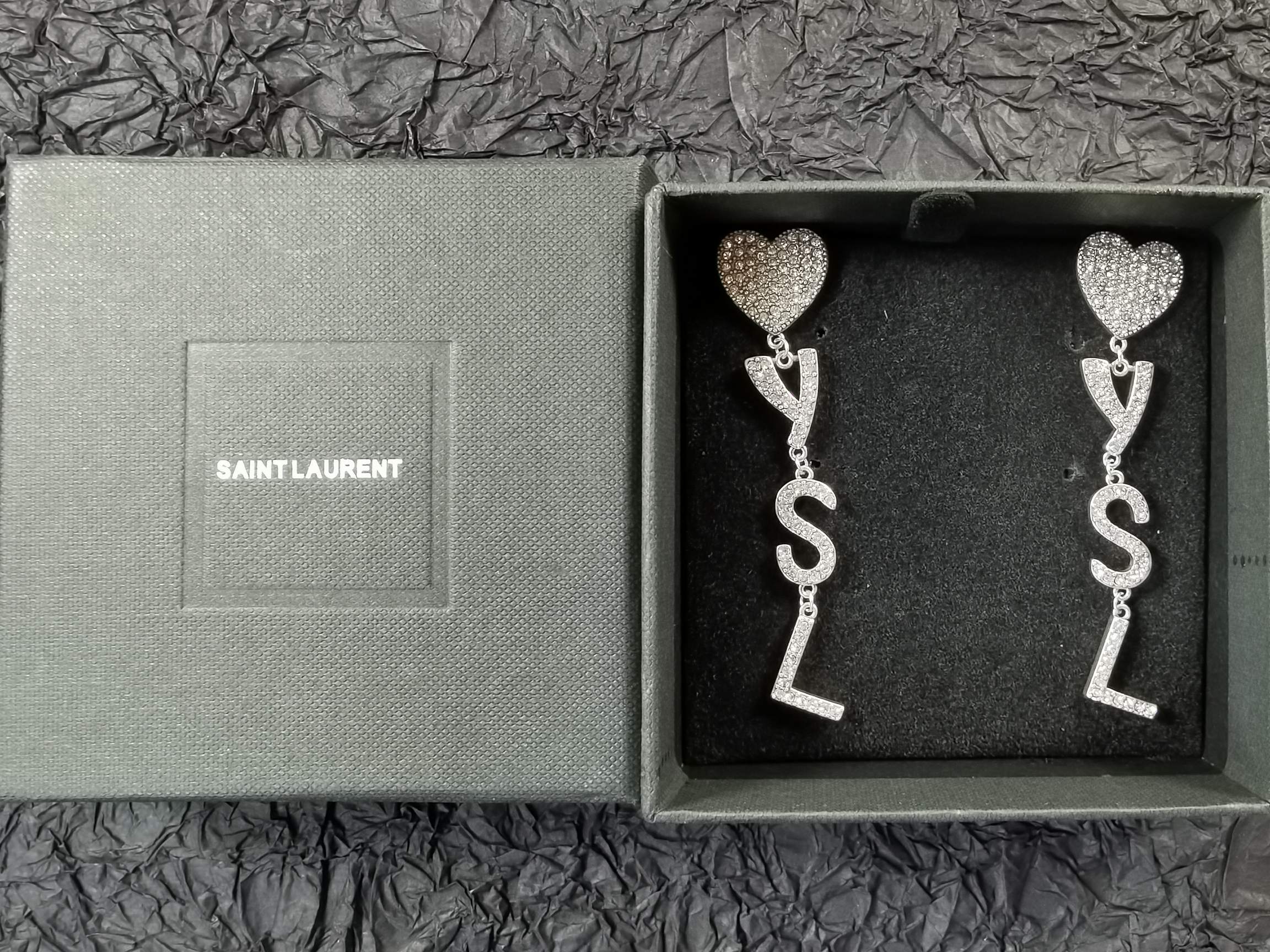 Saint Laurent YSL earrings studs