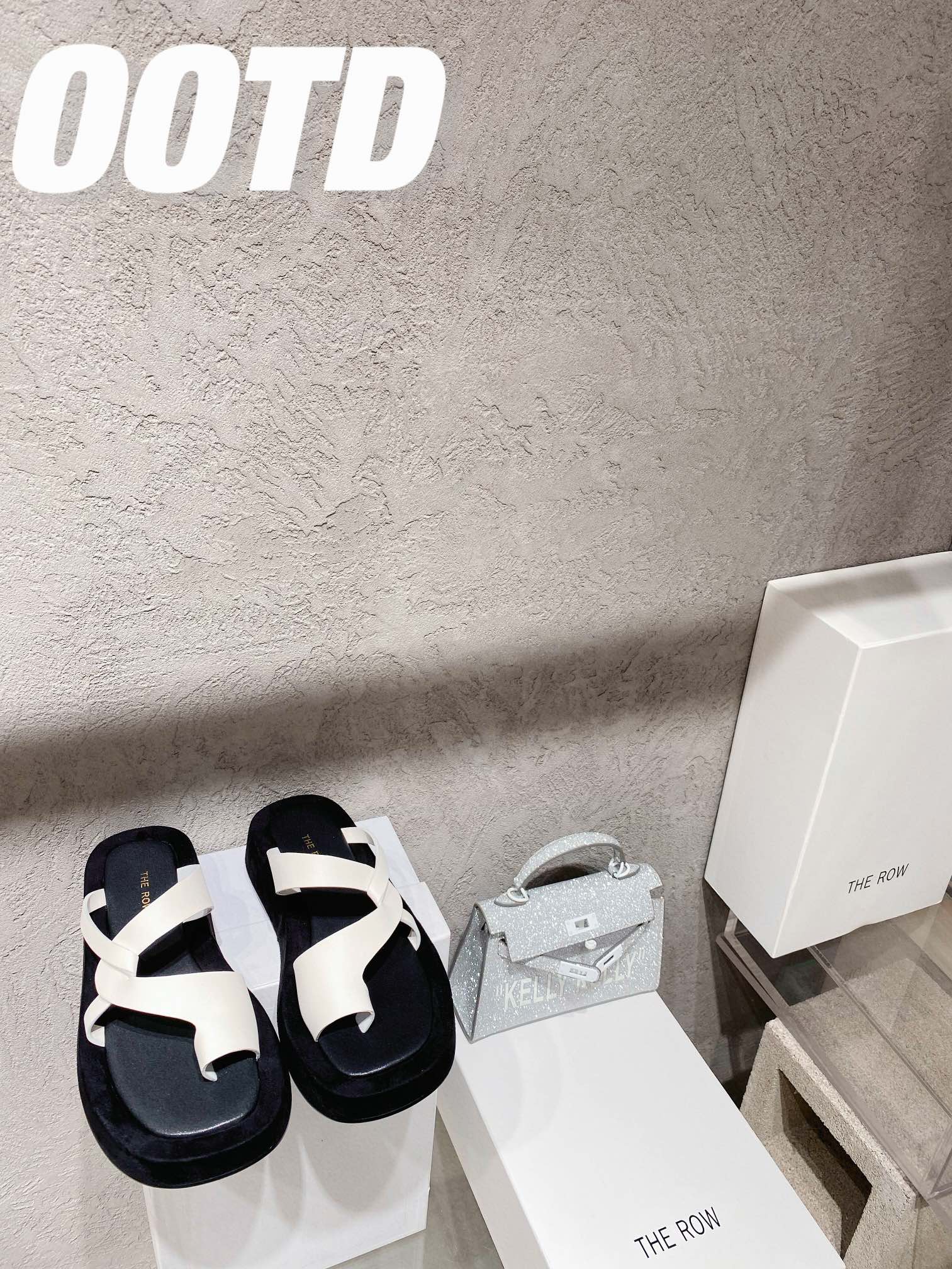 THE ROW | 𝟐𝟎𝟐𝟏/𝐒𝐒 𝐧𝐞𝐰 The row 2021 official website synchronization niche sexually cool wind thick bottom flip-flops