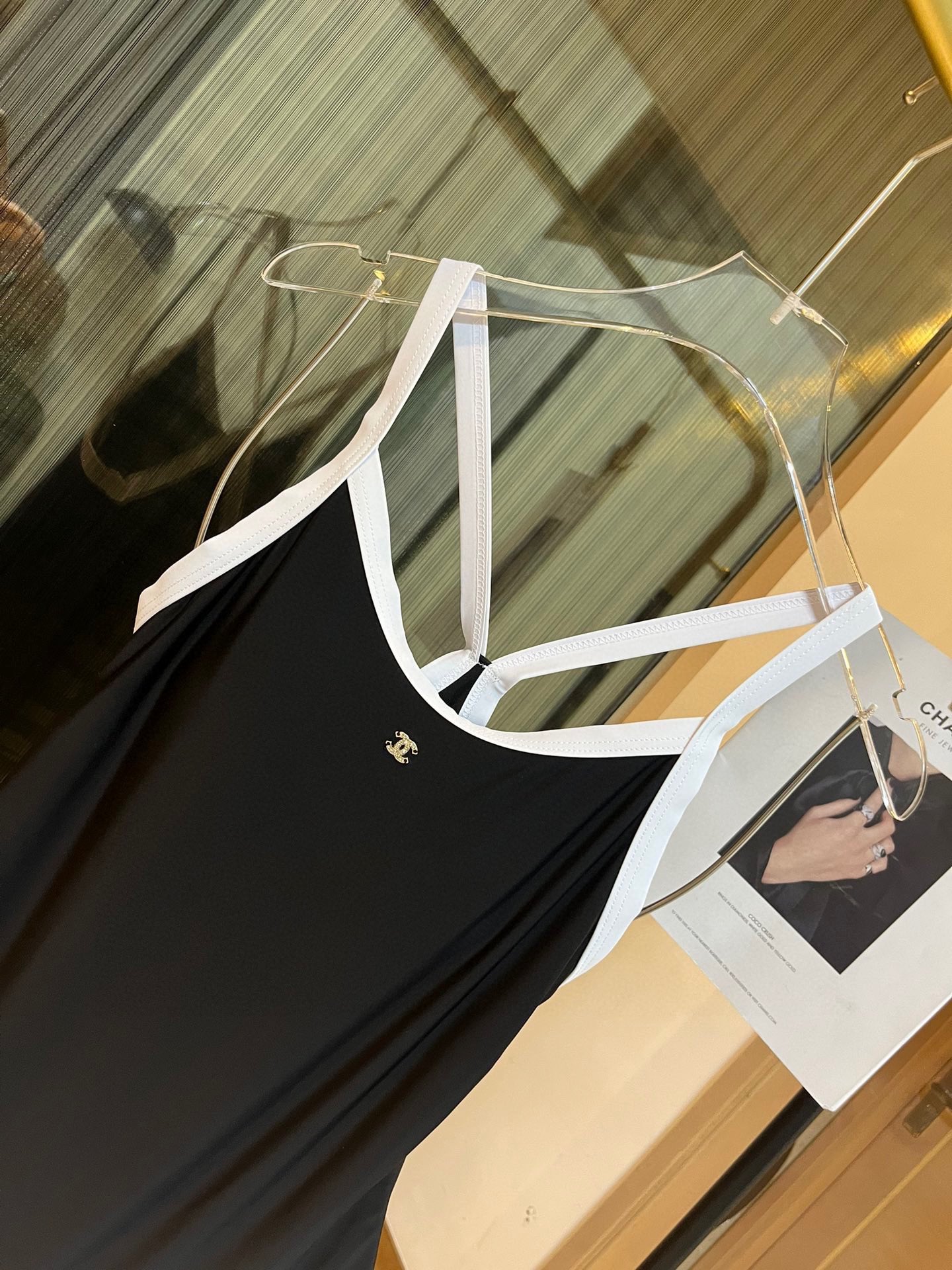 CHANEL One-piece swimming costume bikini