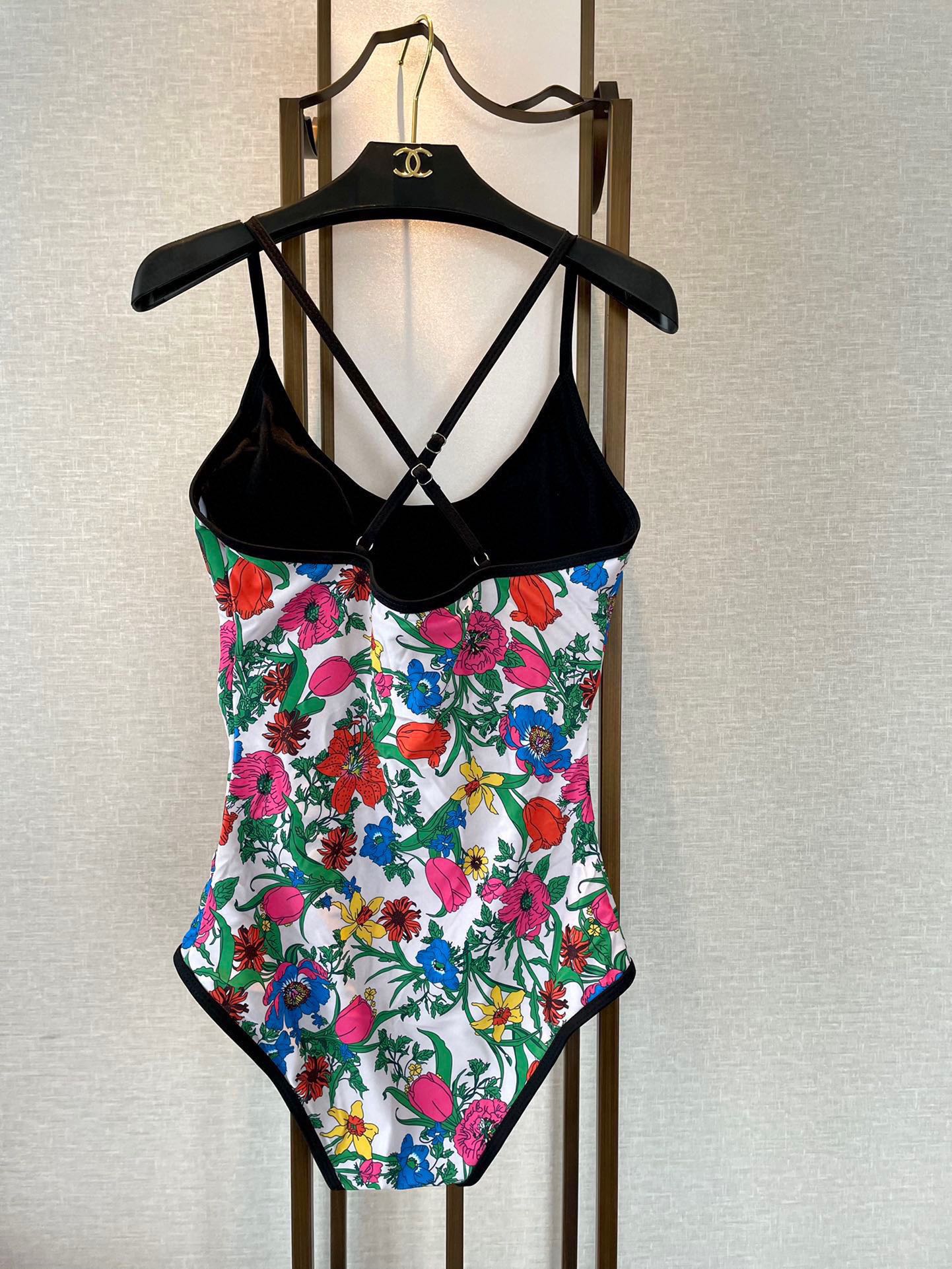 Gucci's new floral one-piece swimsuit