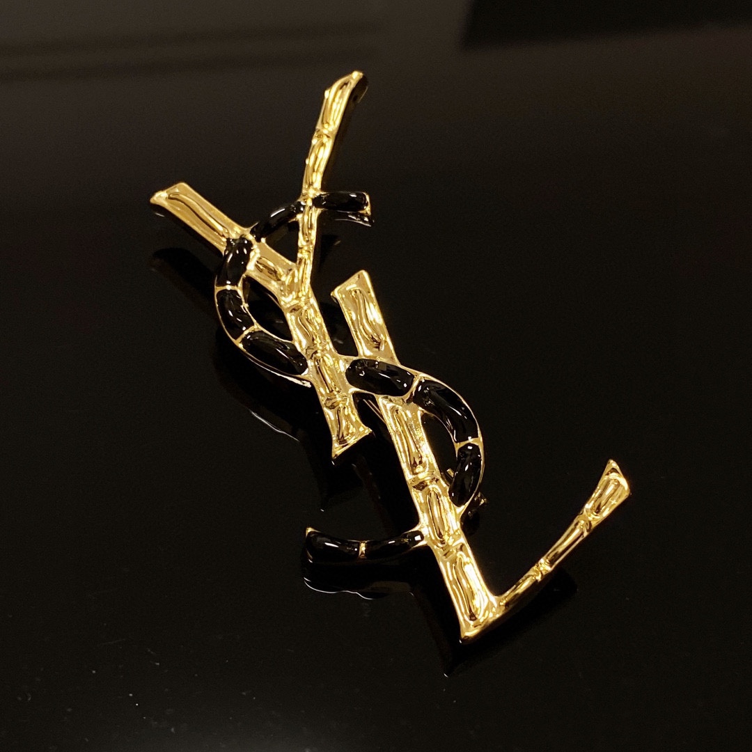 Saint Laurent YSL brooch
