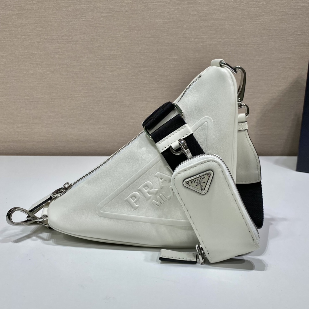 𝐏𝐑𝐀𝐃𝐀 Triangle Crossbody Bag 1BH190