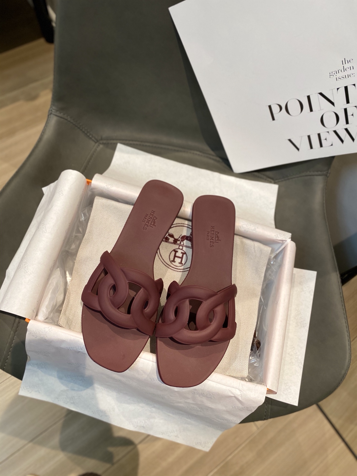 Hermes Pig Nose Classic Slippers