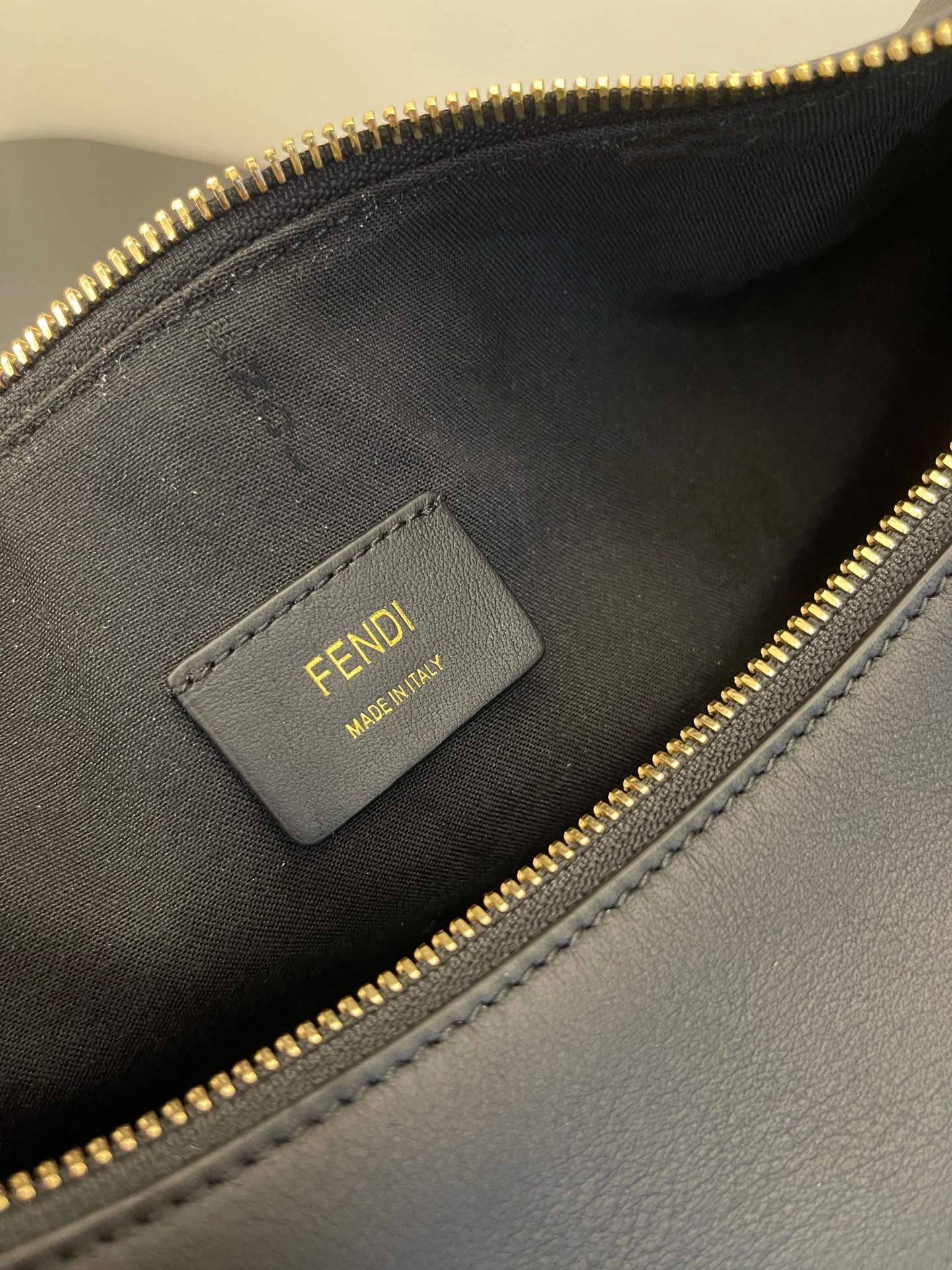 FENDI praphy underarm bag large black