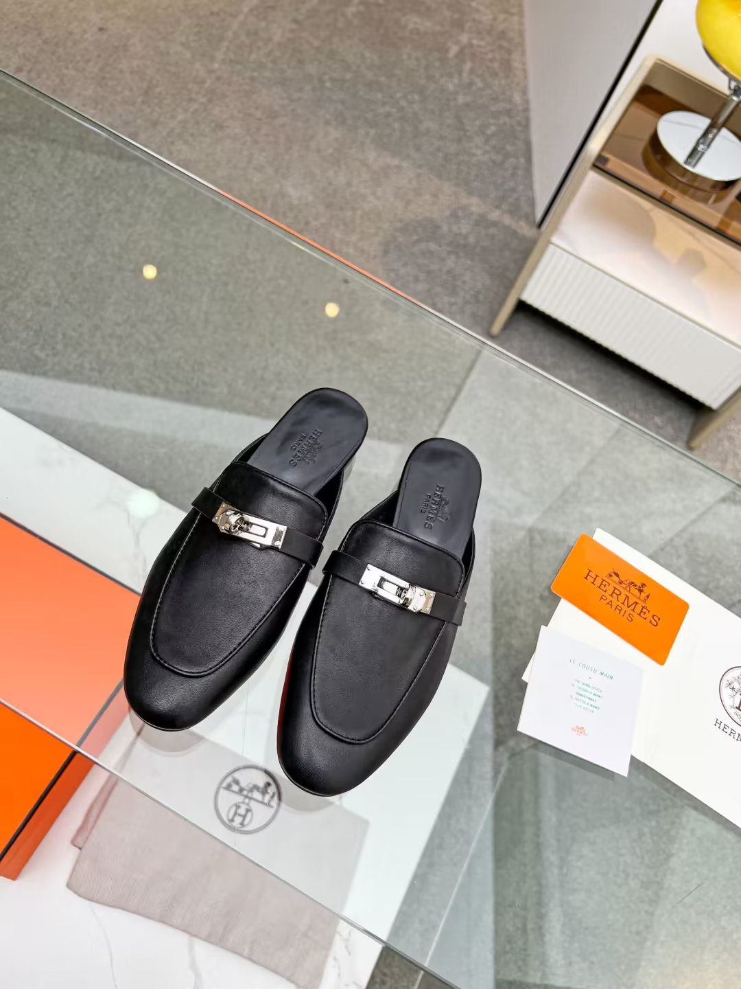 Hermes early spring new slippers