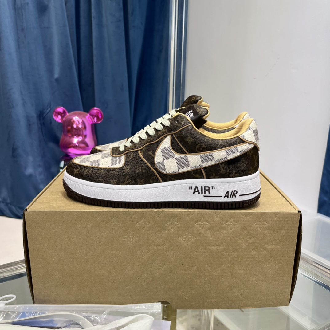 Louis Vuitton x NIKE Air force1 22ss Heavy Joint
