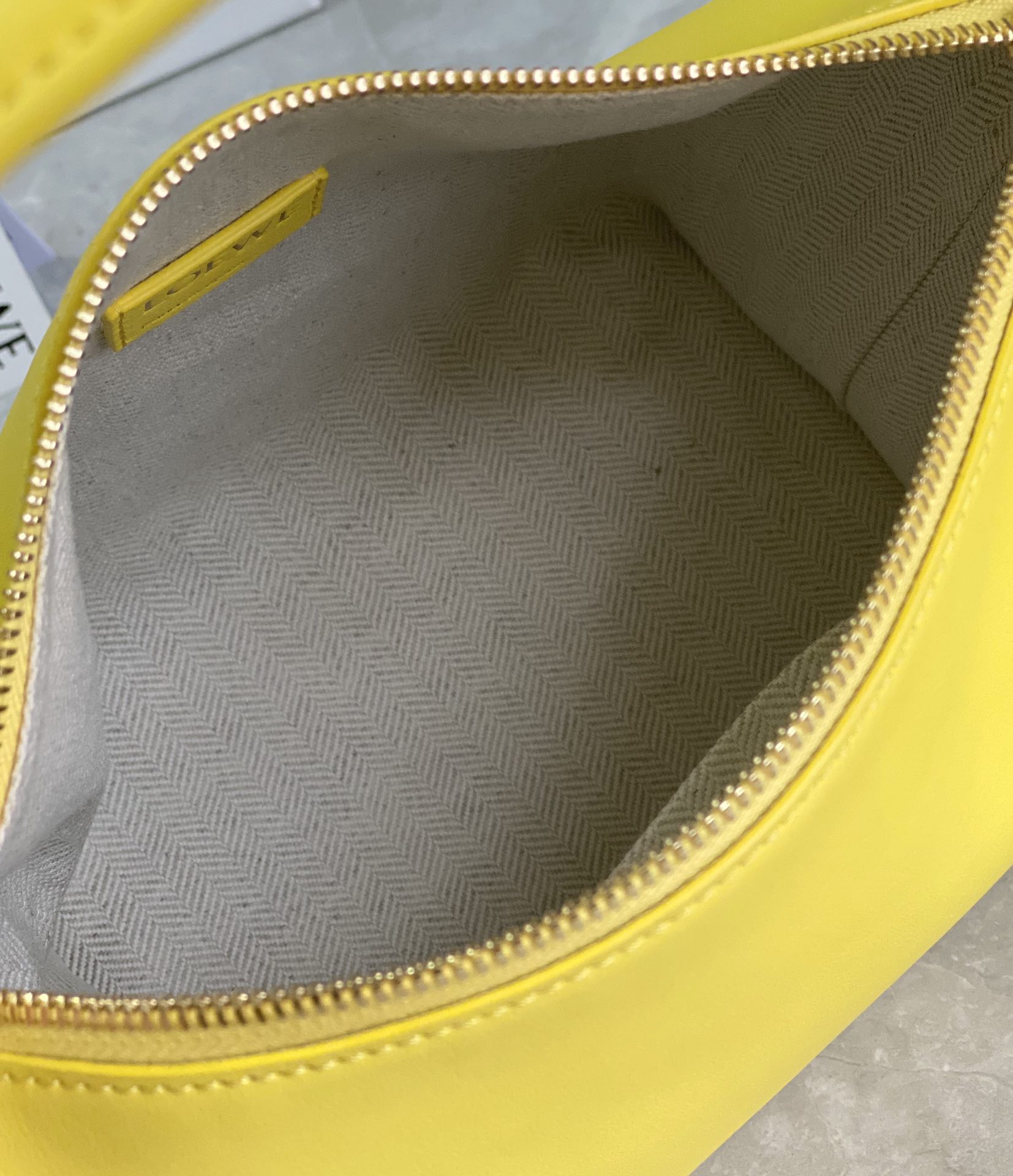 LOEWE cubi full leather lunch box bag