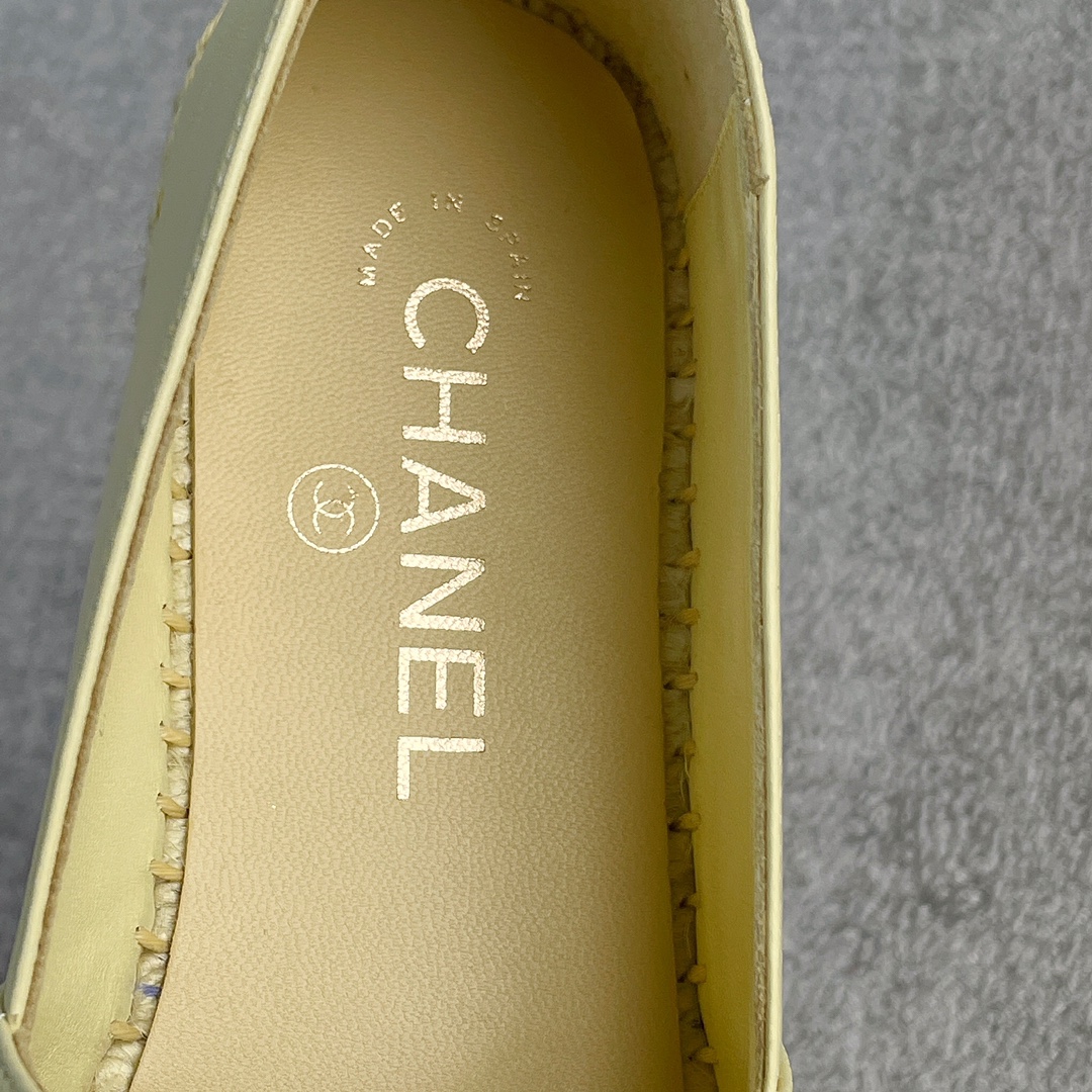 CHANEL fisherman shoes custom mixed sheepskin imported leather embryo leather upper soft inner cushion sheepskin