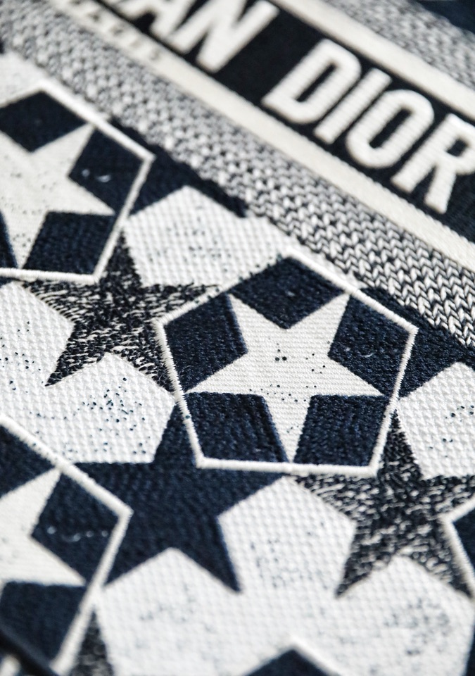 DIOR TOTE blue small five stars