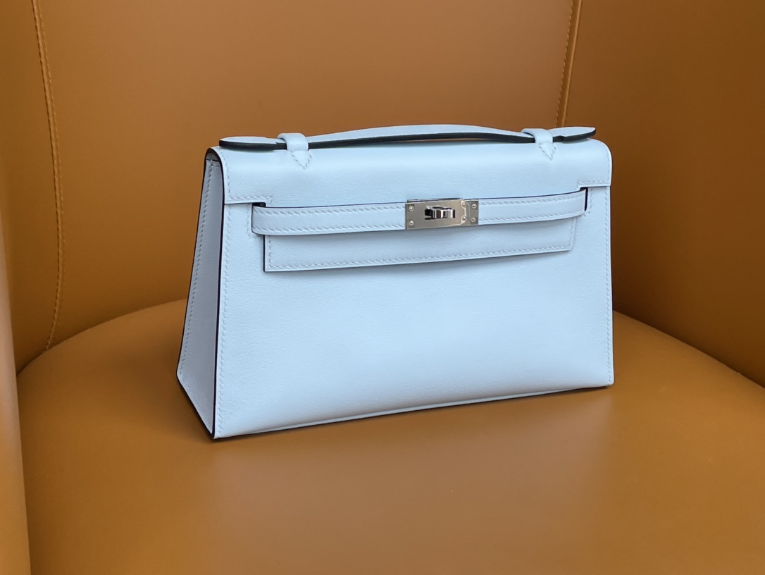 Mini kelly generation Swift T0 haze blue silver buckle