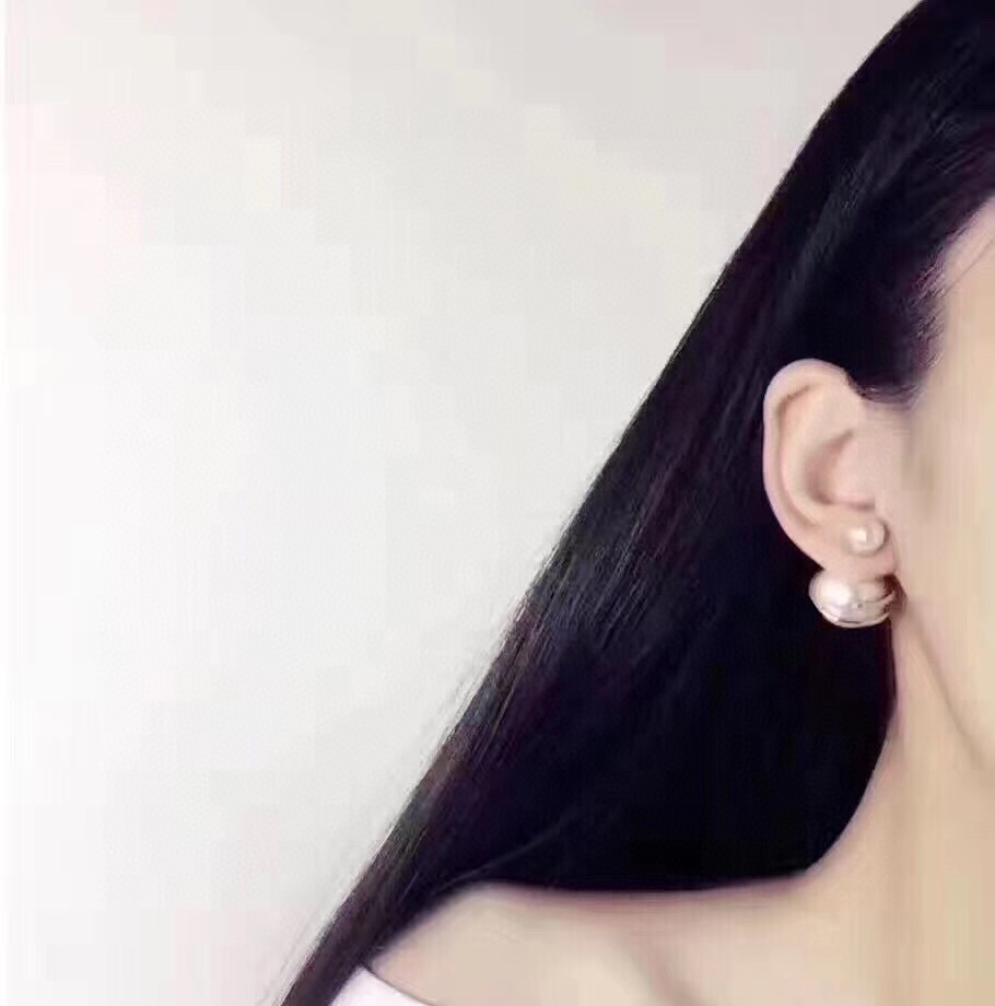 Dior stud earrings