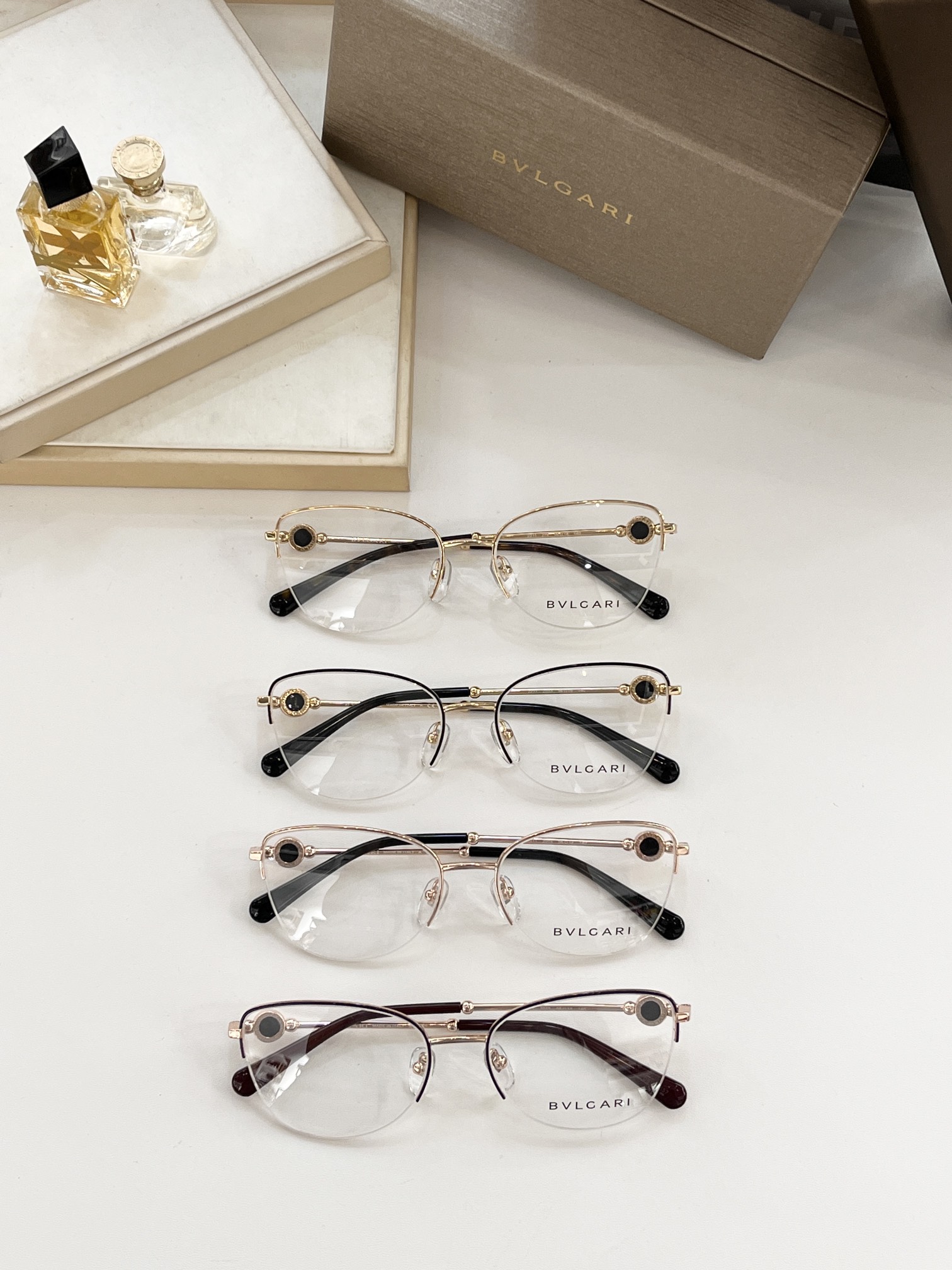 Bvlgar*女士半框  Model：BV2211