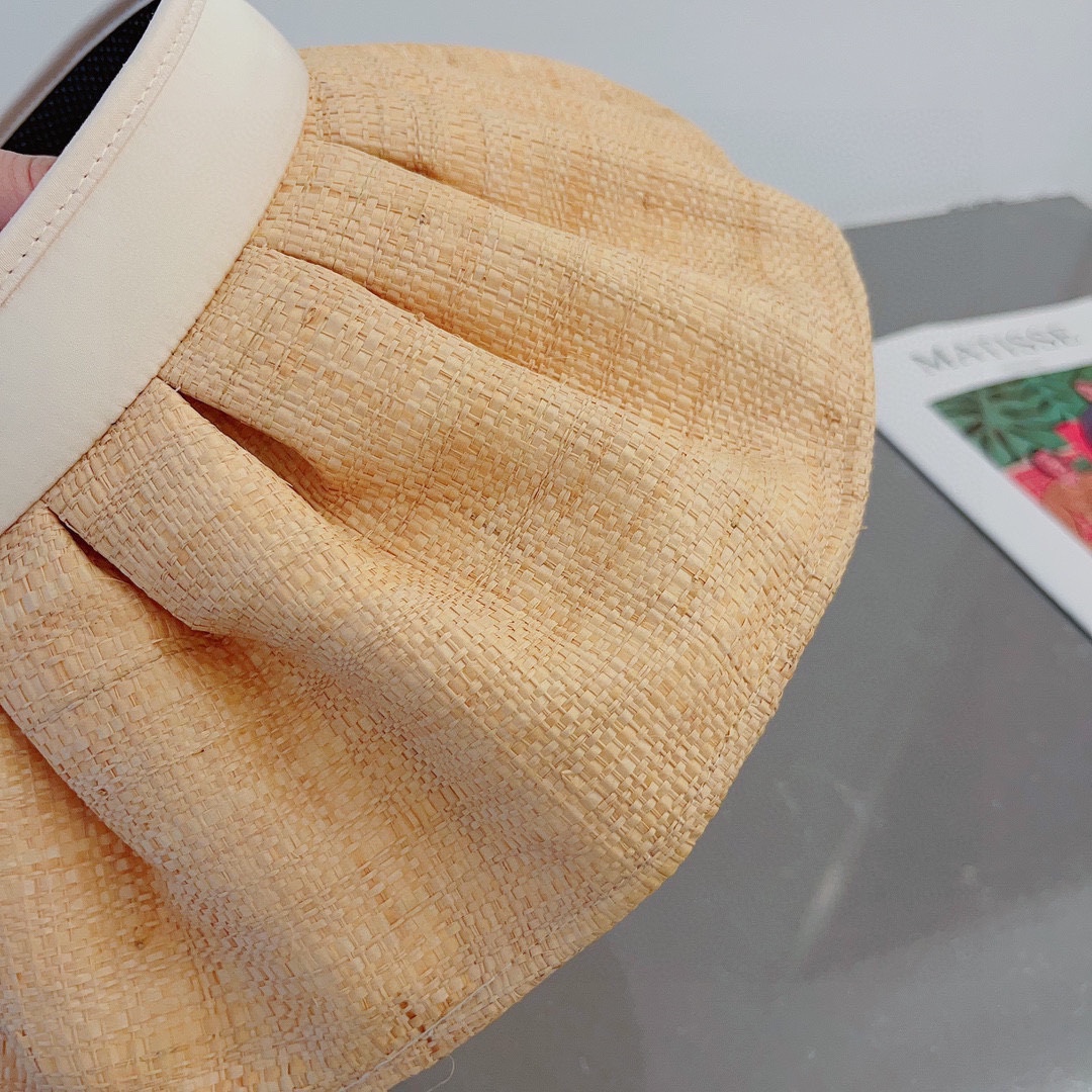 PRADA straw hat, empty shell hat