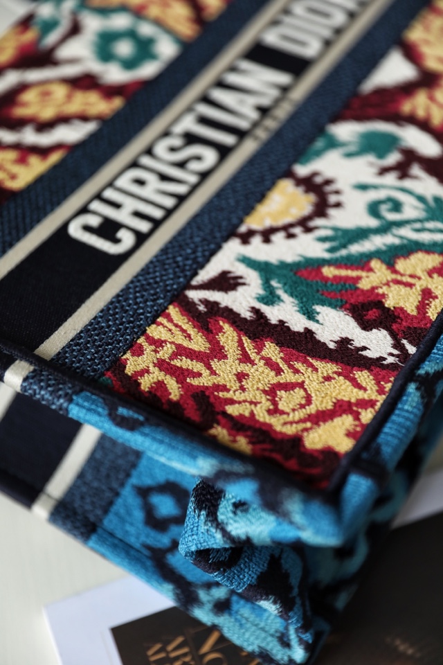 DIOR TOTE Paisley Blue