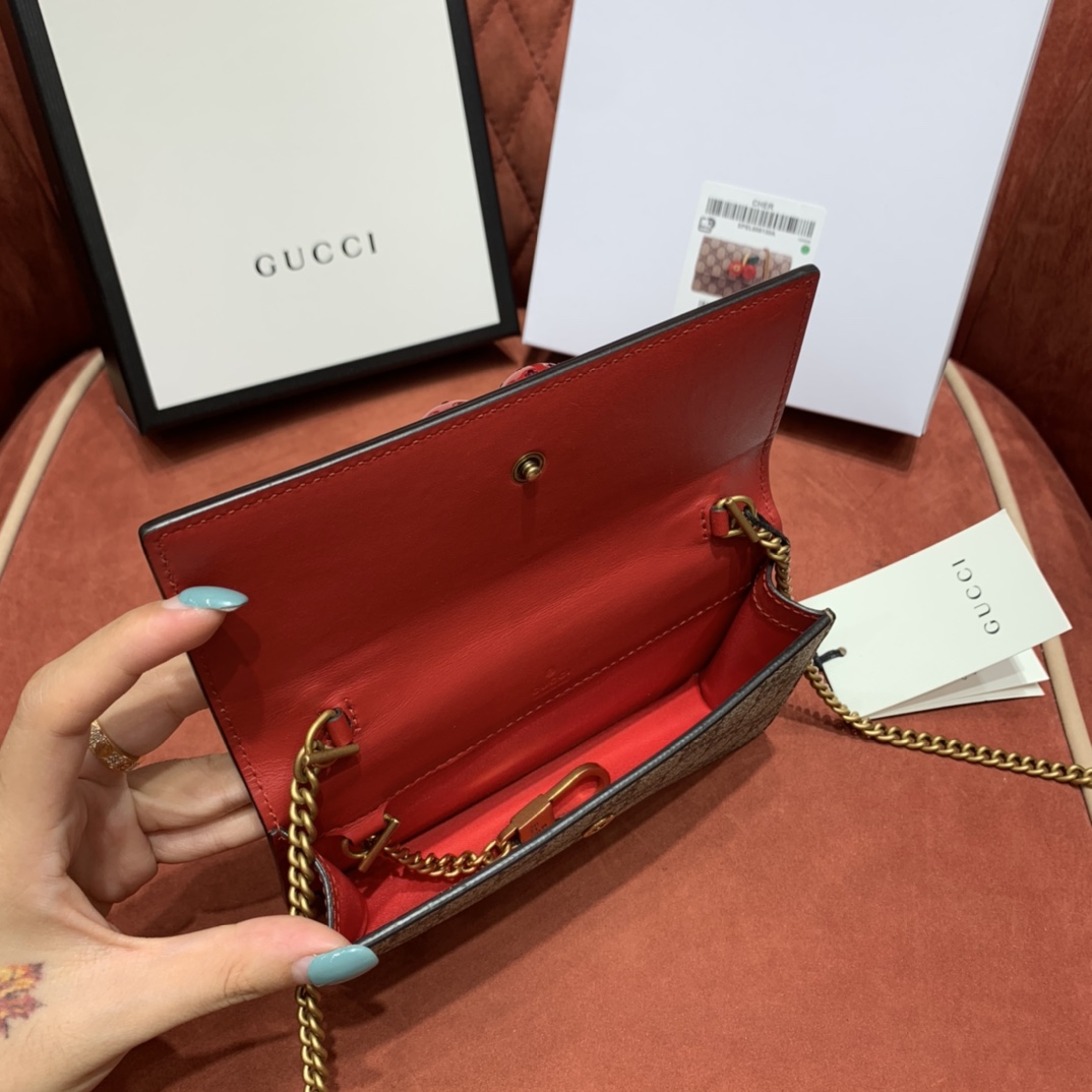 GUCCI  𝗌𝗎𝗉𝗋𝖾𝗆𝖾 𝗆𝗂𝗇𝗂 𝗐𝗂𝗍𝗁 𝖼𝗁𝖾𝗋𝗋𝗂𝖾𝗌 # 481291