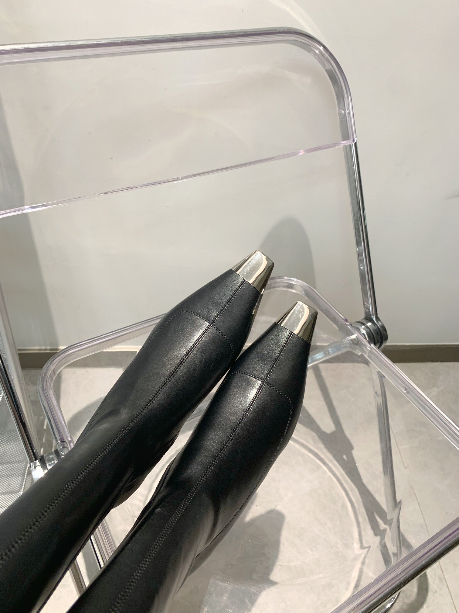 𝙎𝙖𝙞𝙣𝙩 𝙇𝙖𝙪𝙧𝙚𝙣𝙩 | 𝟐𝟎𝟐𝟐/𝐒𝐒 𝐧𝐞𝐰 YSL｜Saint Laurent Metal Toe Series New High Heeled Boots