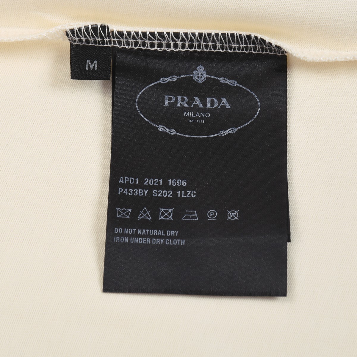 Prada new classic metal logo t-shirt spring summer 2024