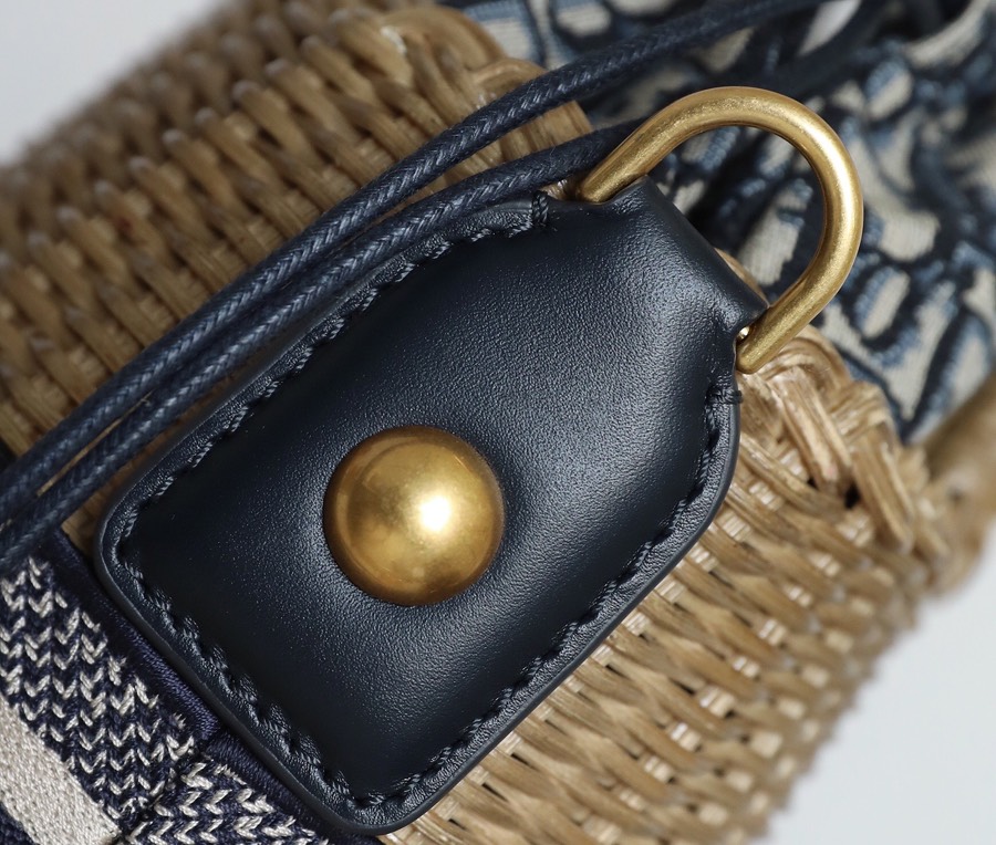 Dior Wicker Basket Bag