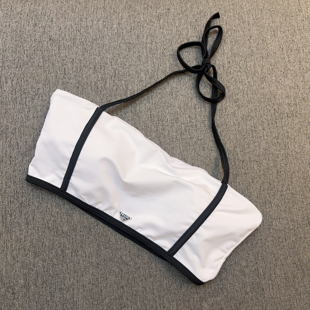 Prada Printed high stretch fitness yoga wear sports suit swimming costume bikini