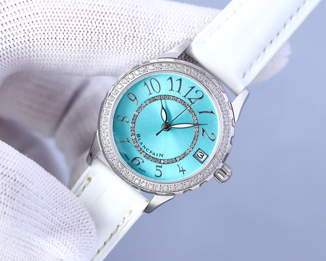 Blancpain - Fashion Women's Watch Night Time Super Luminous High-end Mother-of-Pearl Dial