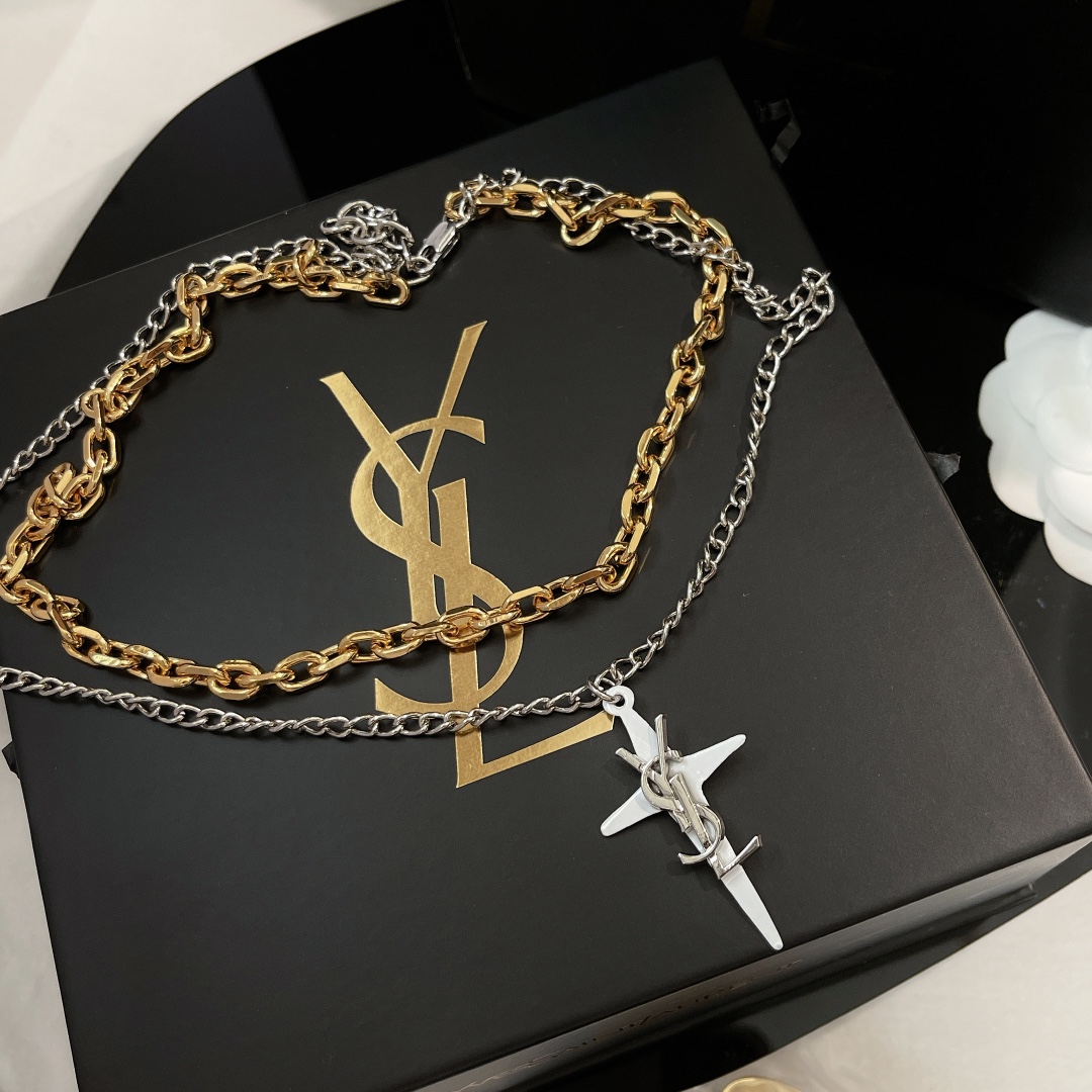 Saint Laurent YSL necklace