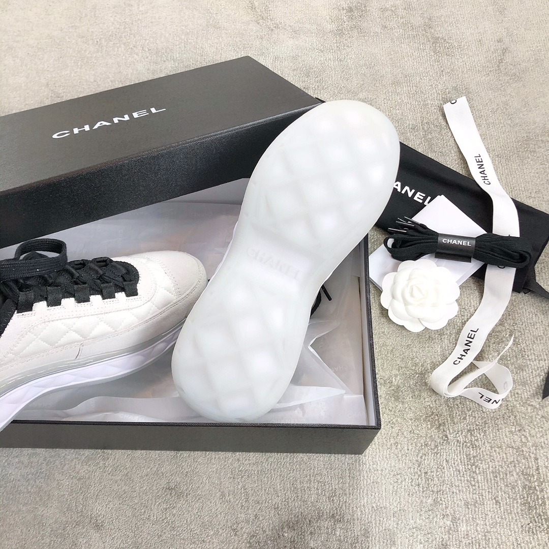 CHANEL sneakers classic small incense sneakers cowhide sheepskin leather genuine leather sole