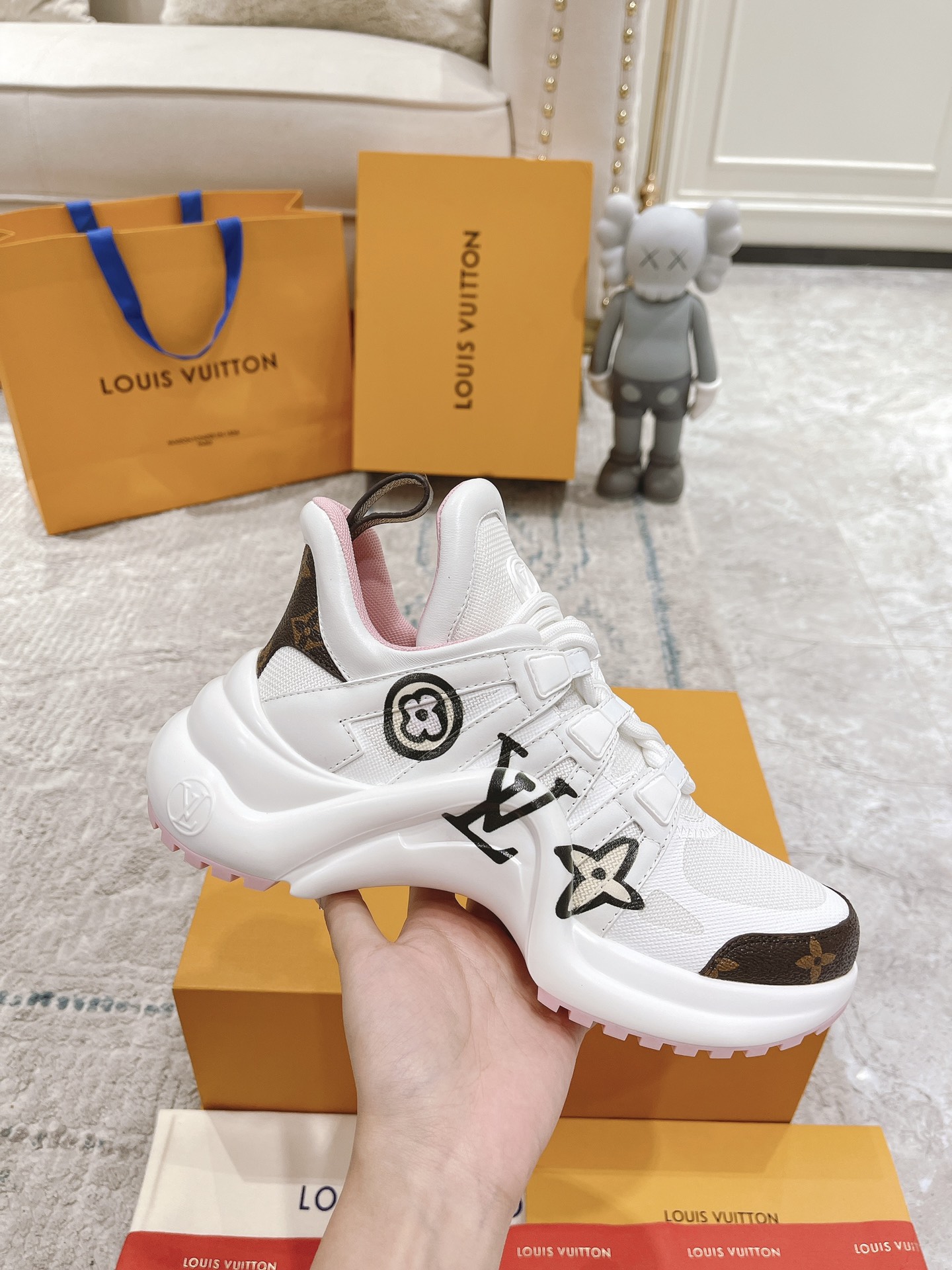 Louis Vuitton Archlight Donkey Brand Louis Vuitton Casual Sports Dad Shoes