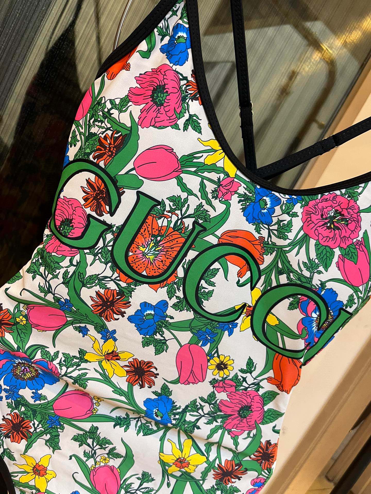 Gucci New Floral One-piece Swimsuit