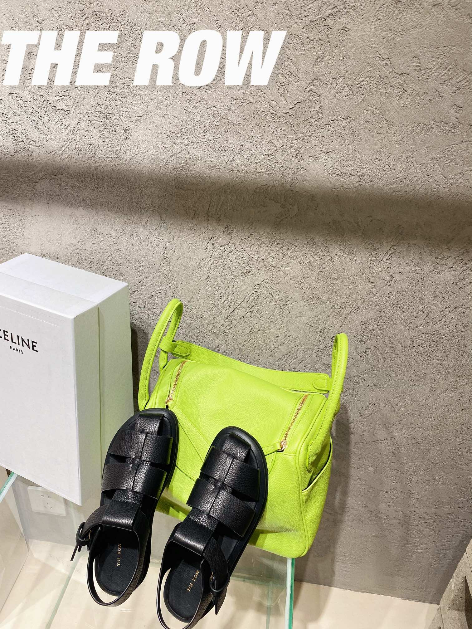 THE ROW Baotou Roman sandals, super soft calfskin thickness of about 40mm