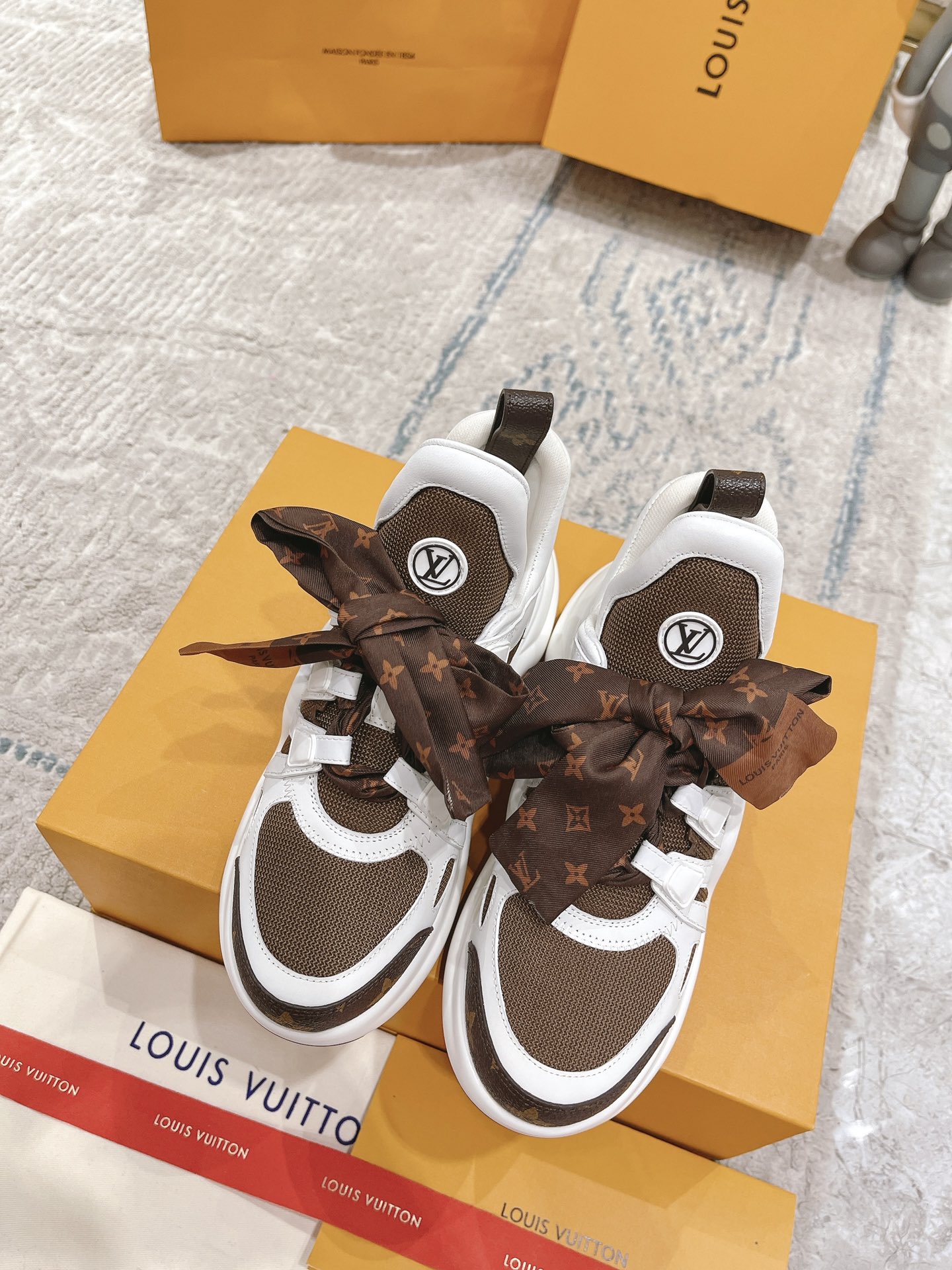 Louis Vuitton Archlight Donkey Brand Louis Vuitton Casual Sports Dad Shoes