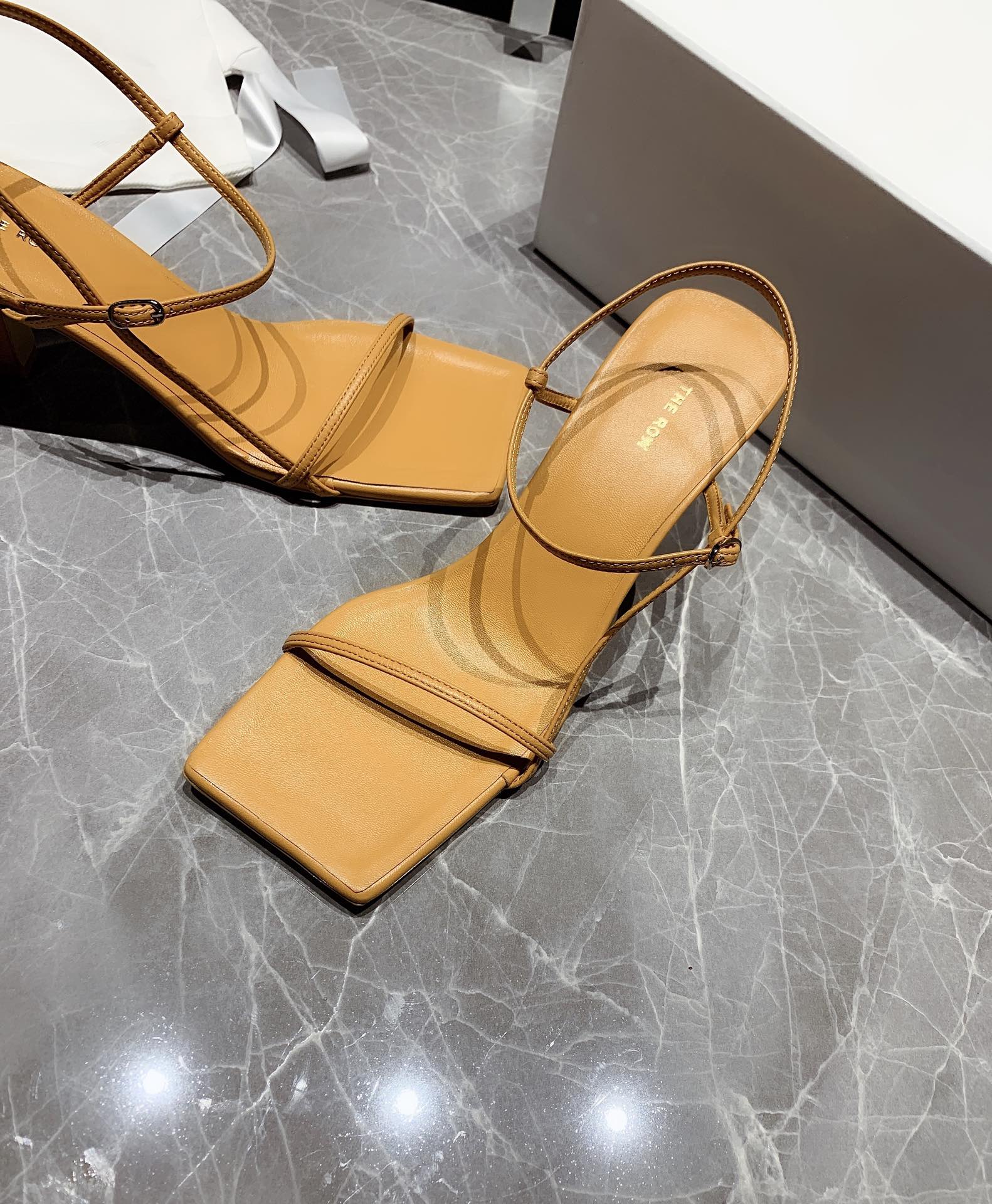THE ROW - Top Edition Spring/Summer 2020 New The Row goddess level thin strap high heel sandals