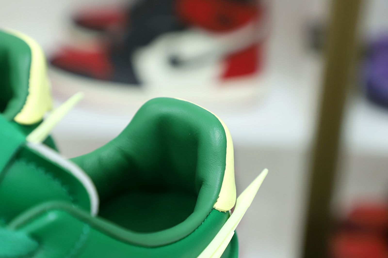 AMBUSH xNike Air Force1 Low Pine Green and Citron