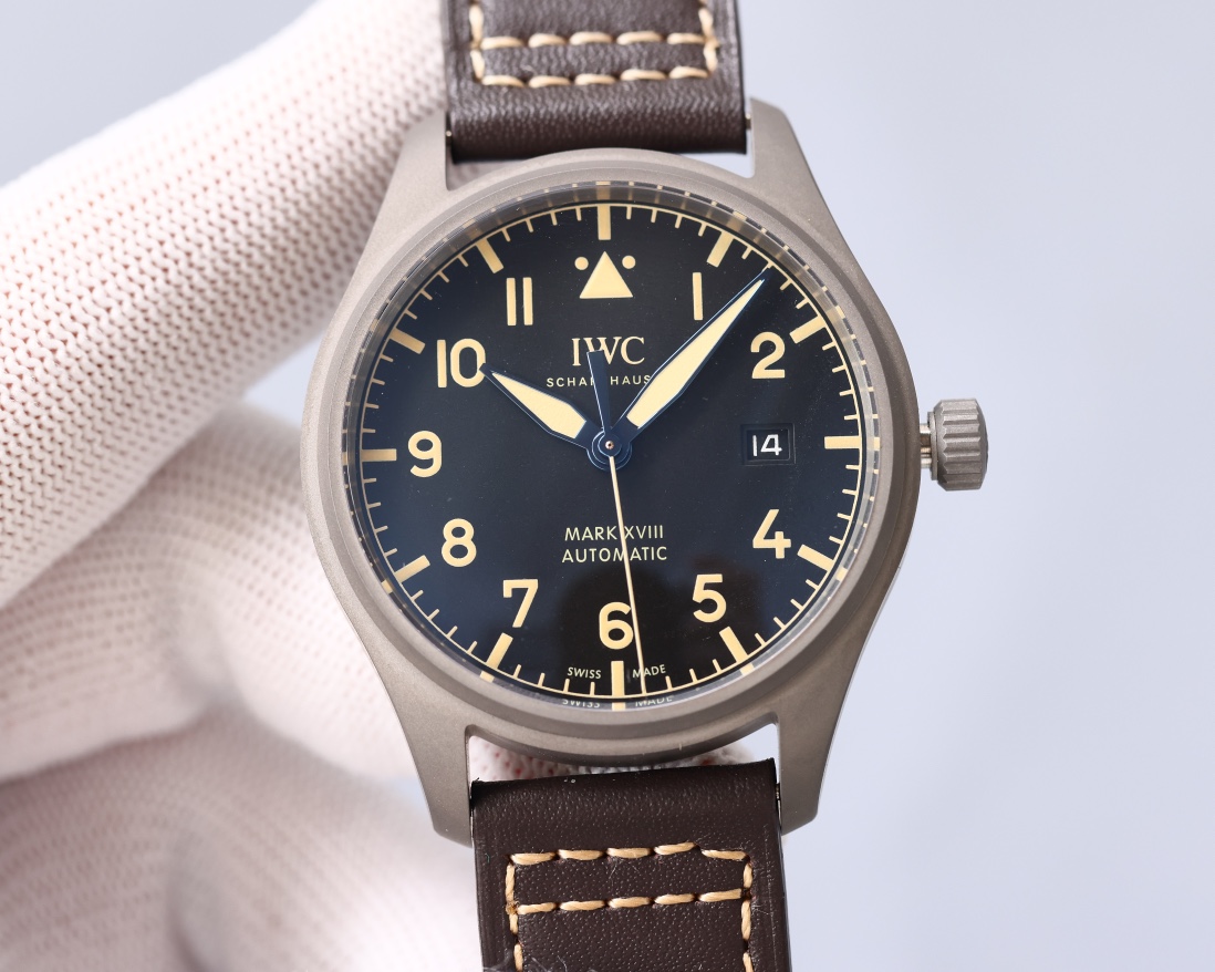 IWC- Vanguard Pilot's Watch Mark 18 - IW327006 with Japanese Mayuta 9015 movement