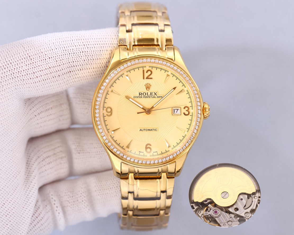 Rolex sapphire glass double mirror! super night light