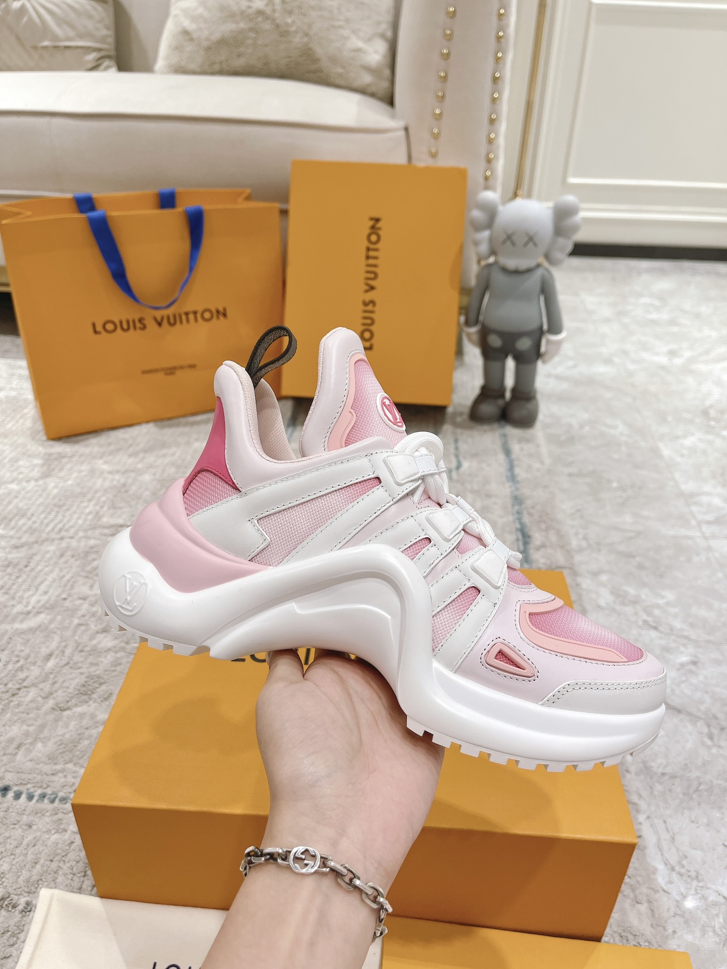 Louis Vuitton Archlight Donkey Brand Louis Vuitton Casual Sports Dad Shoes