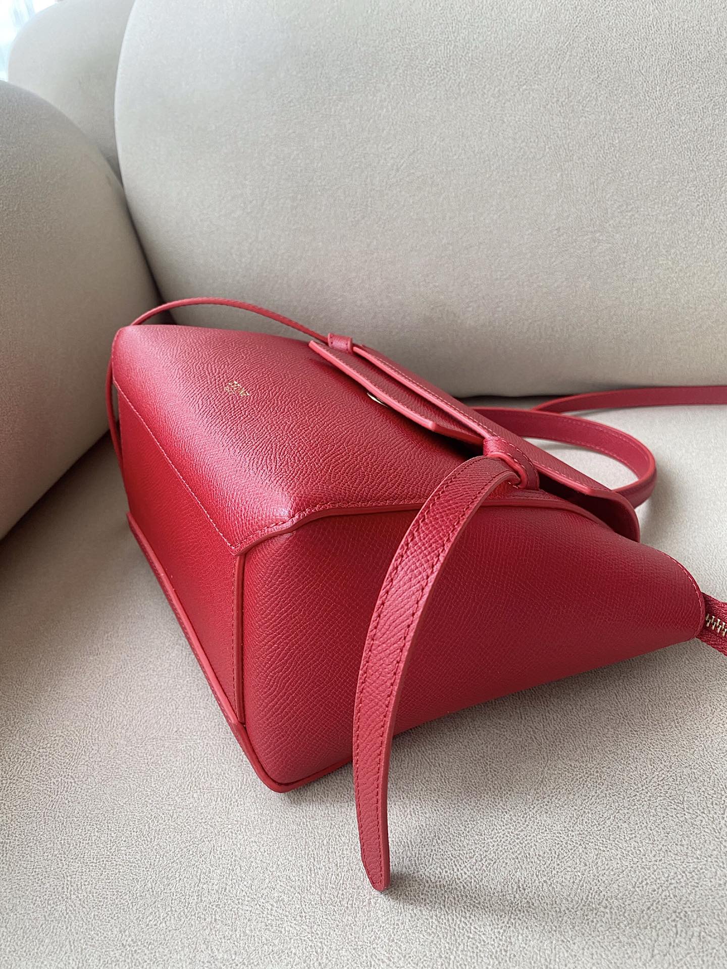 𝐂𝐞𝐥𝐢𝐧𝐞 Belt Bag Catfish Bag Small Grained Calfskin