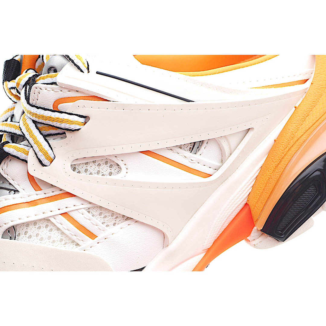 Balenciaga Sneaker Tess s.Gomma MAILLE WHITE/ORANGE