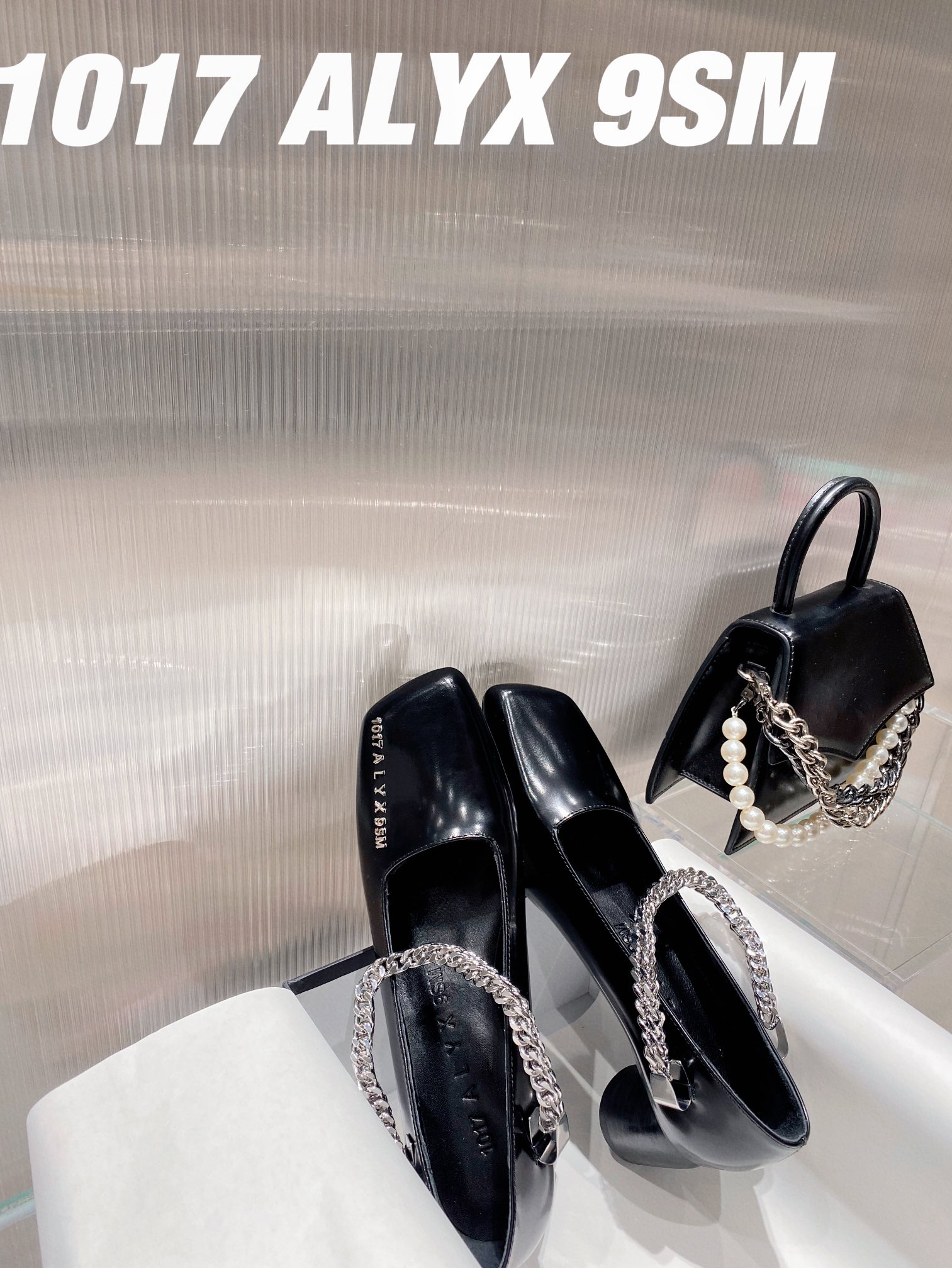 1017 ALYX 9SM chain high heels