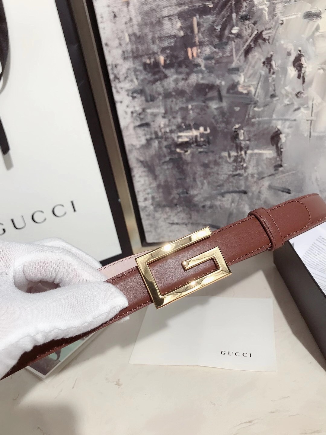 GUCCI D Italy 🇮🇹 imported cowhide