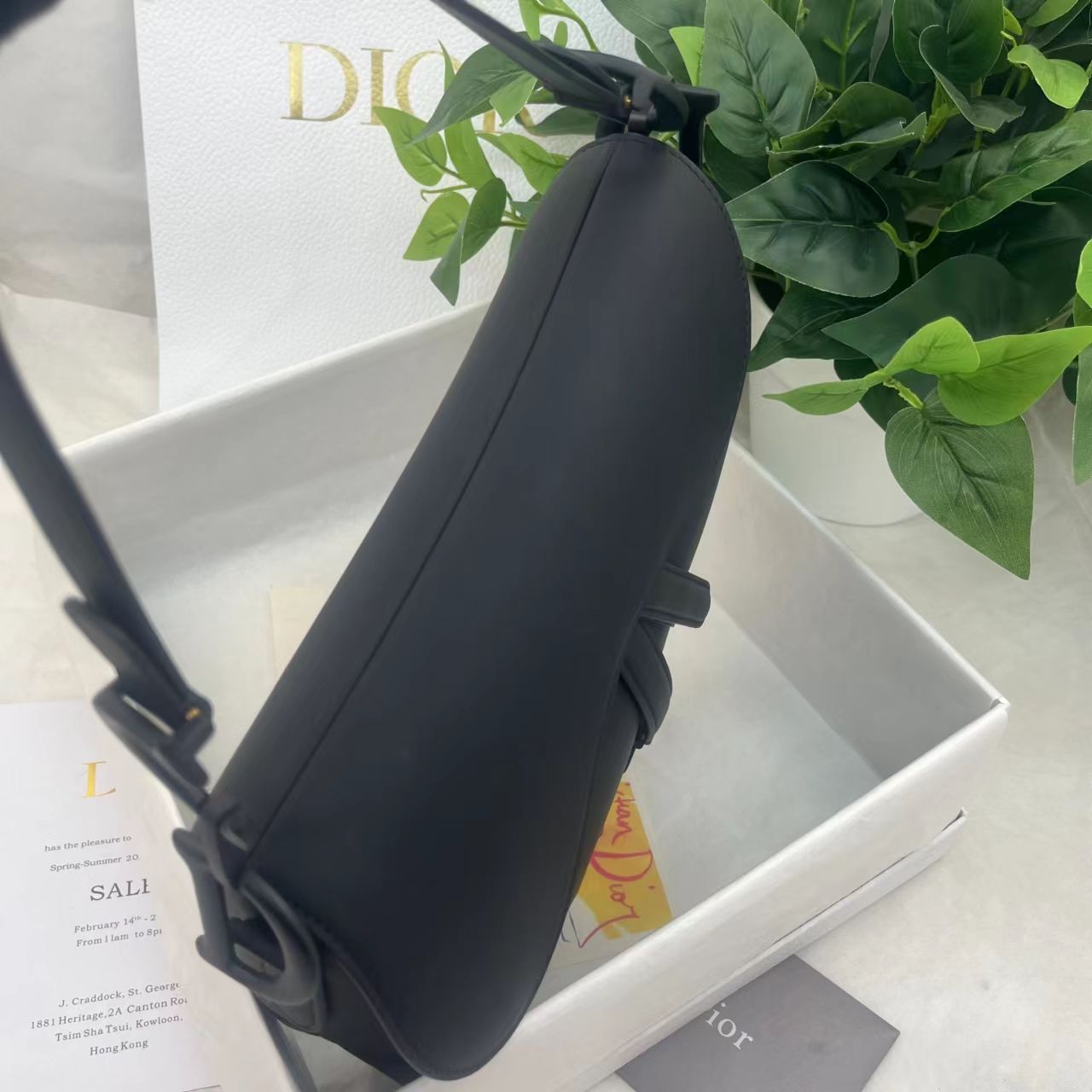 Dior saddle scrub series