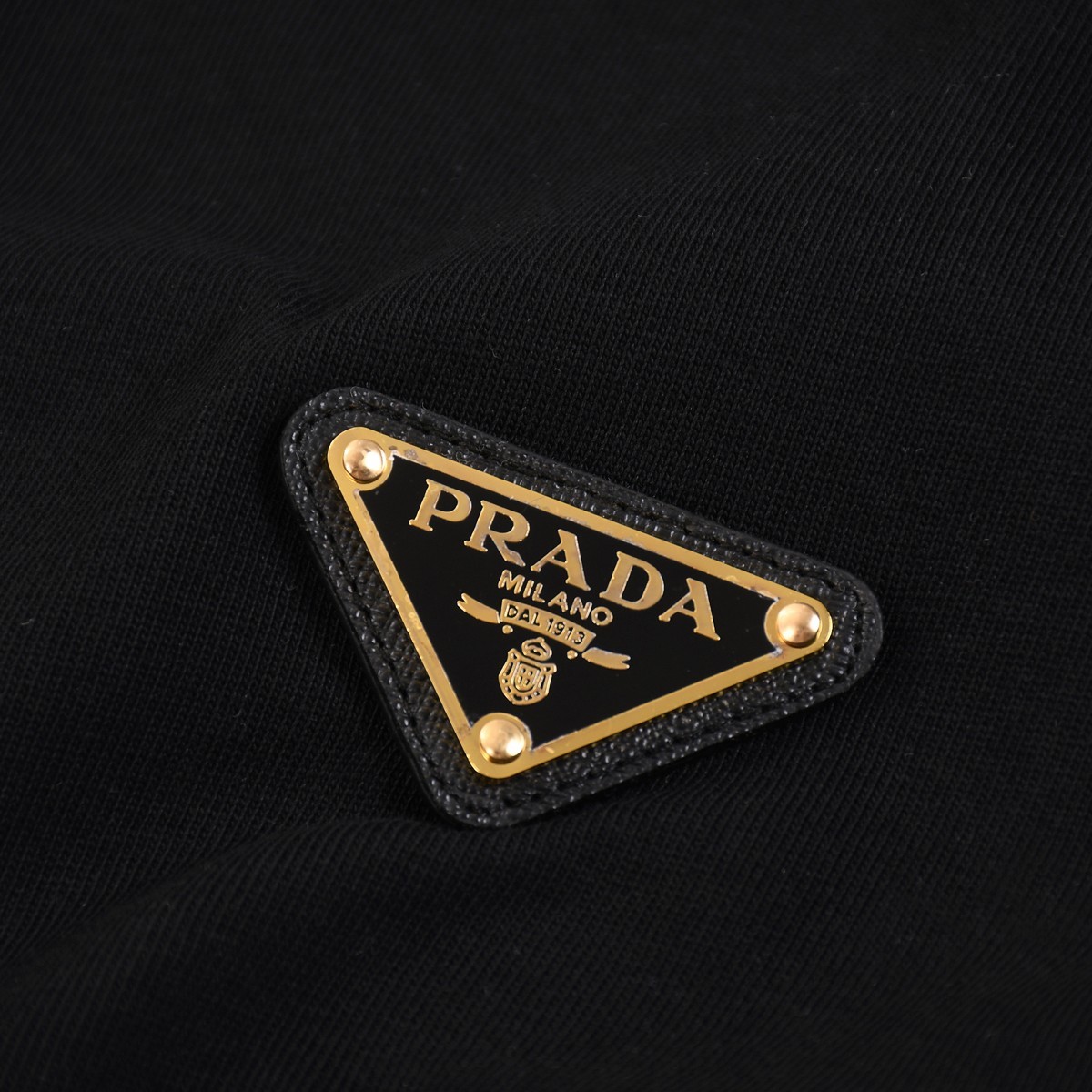 Prada new classic metal logo t-shirt spring summer 2024