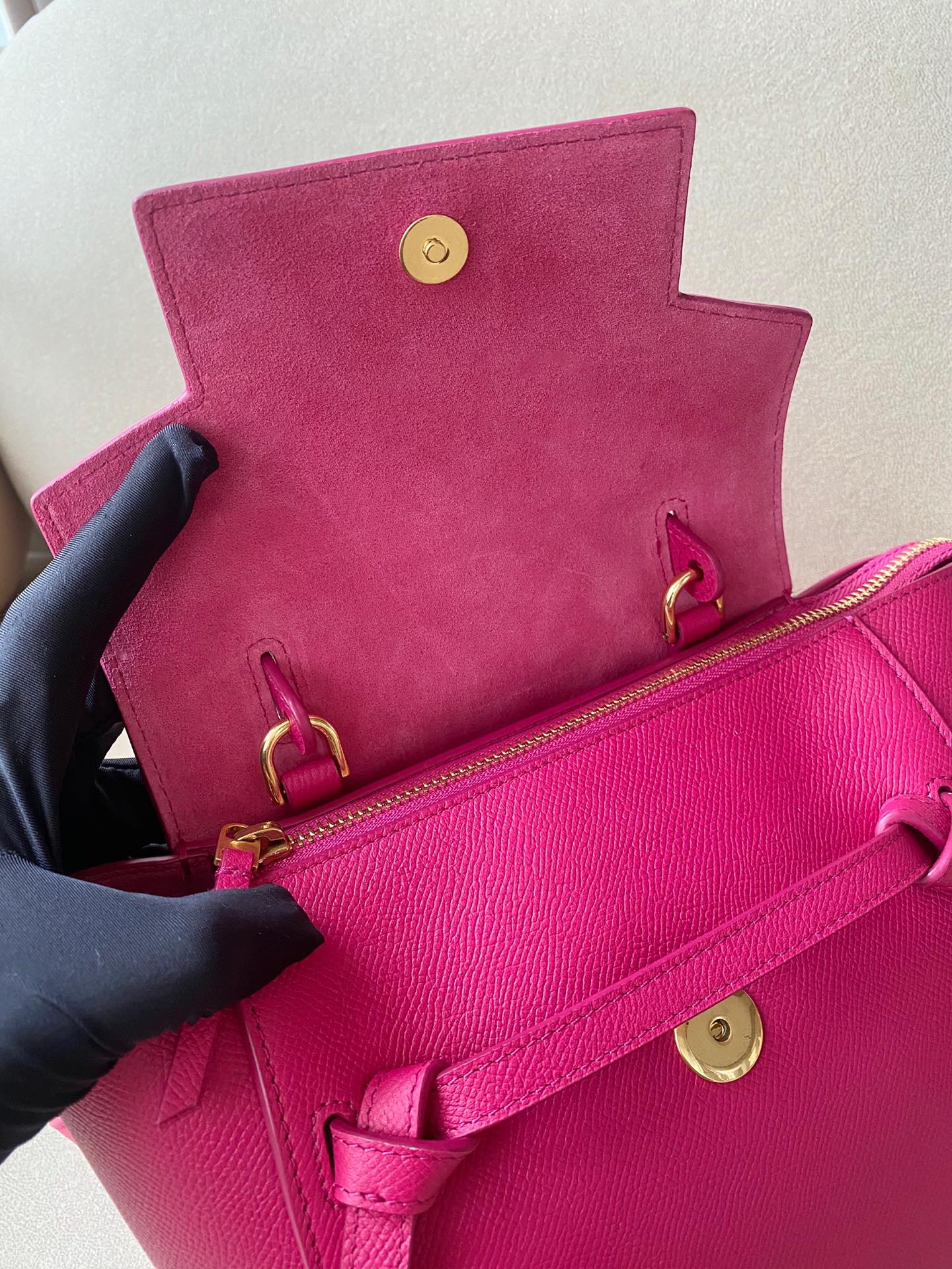 𝐂𝐞𝐥𝐢𝐧𝐞 Belt Bag Catfish Bag Small Grained Calfskin