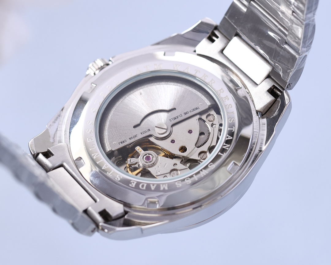 IWC- Fine men's watches Imported Citizen mechanical movement, top 316 stainless steel case and strap